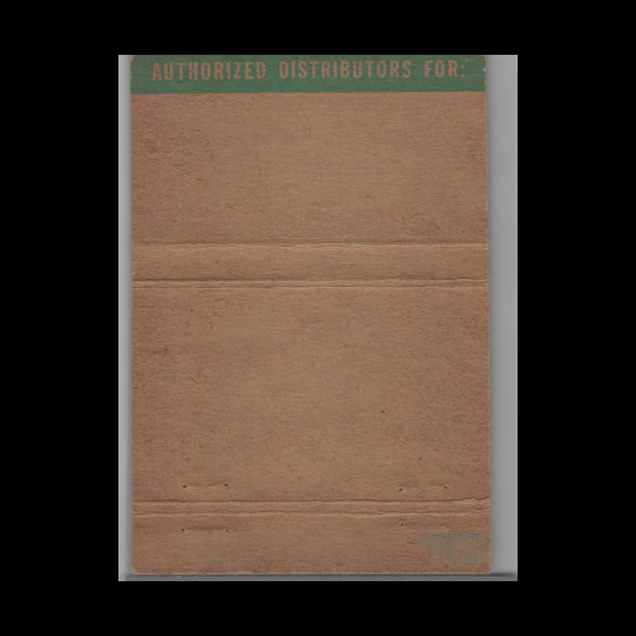 Matchbook Cover Associated Bearings Company Kansas City MO Matchbook Cover Associated Bearings Company Kansas City MO