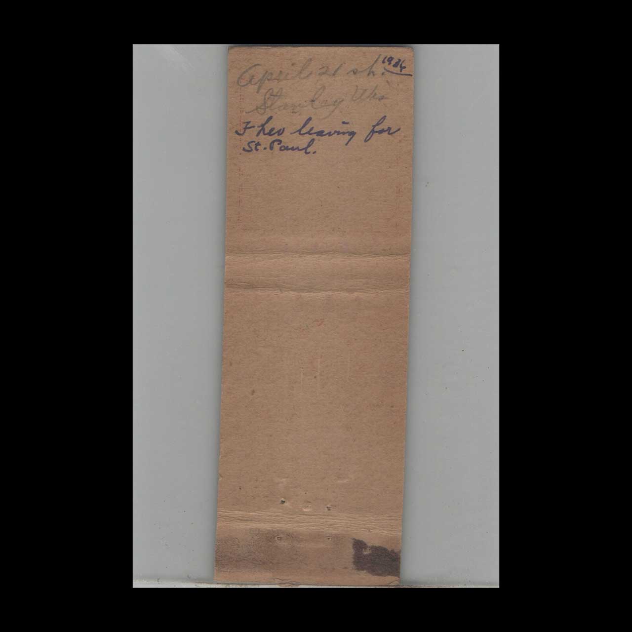 Matchbook Cover Federal Match Co Hotel Royal Stanley WI Matchbook Cover Federal Match Co Hotel Royal Stanley WI