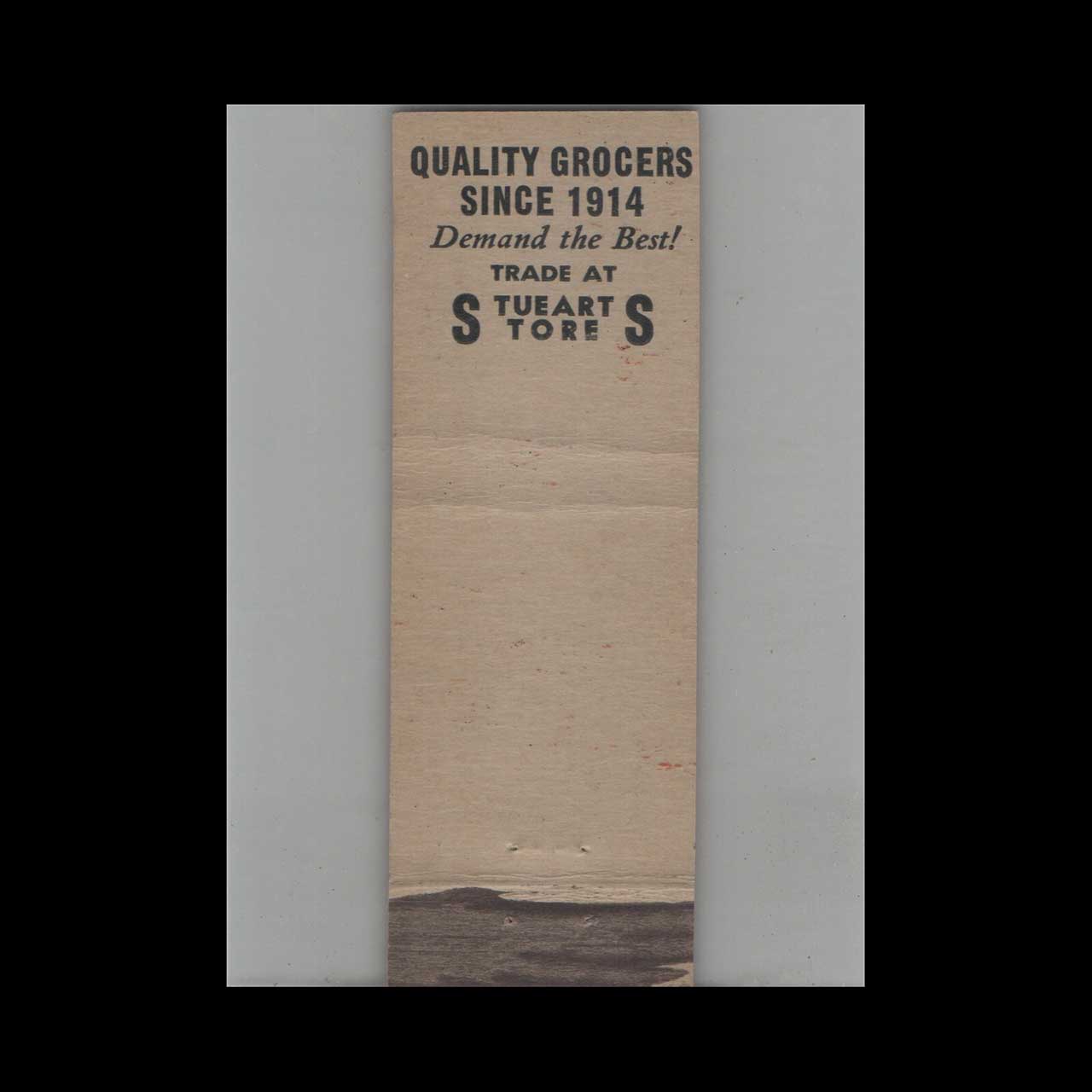 Matchbook Cover Federal Match Co Stuearts Stores Hot Springs AR Matchbook Cover Federal Match Co Stuearts Stores Hot Springs AR