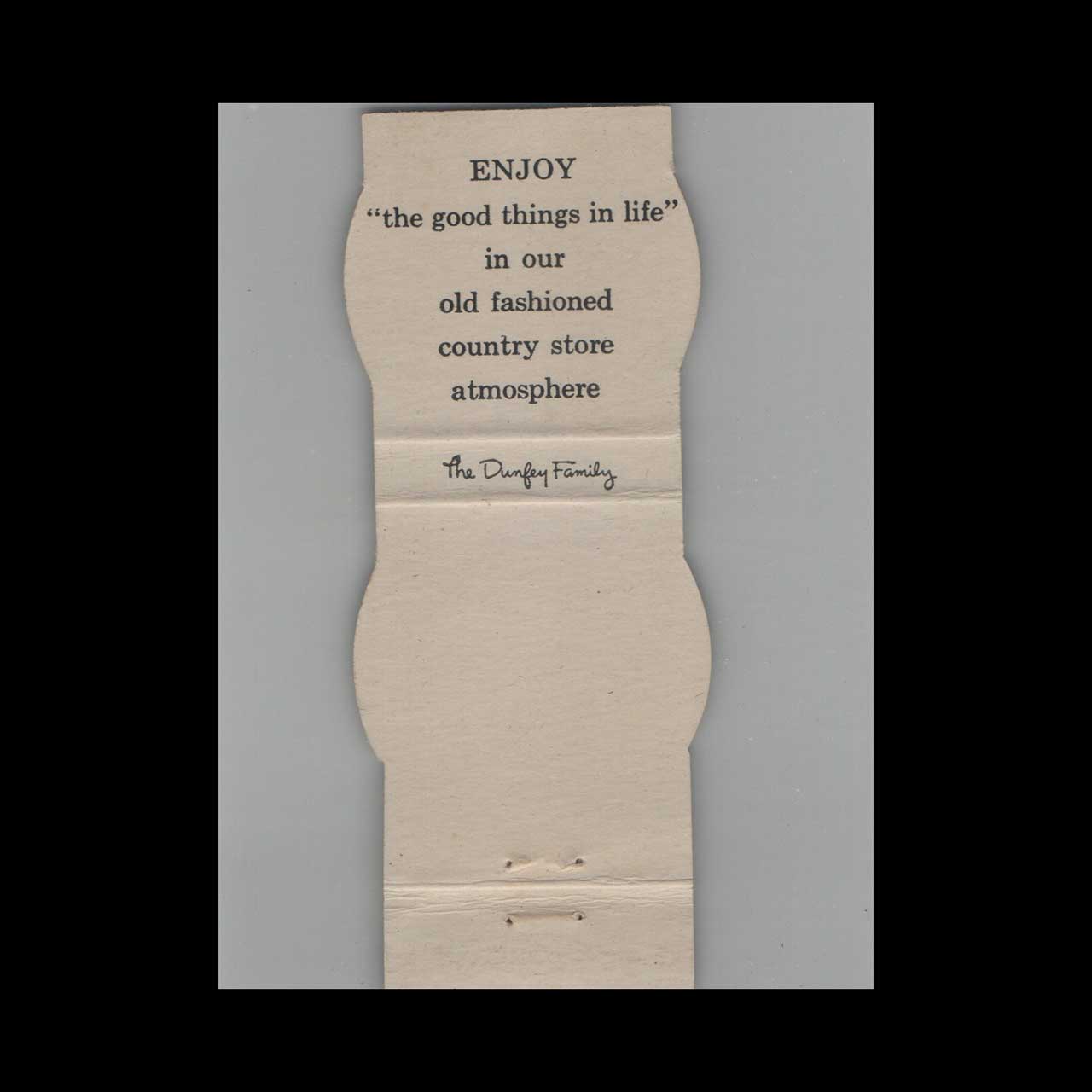 Lion Contour Cracker Barrel Lounge Matchbook Cover Manchester NH Lion Contour Cracker Barrel Lounge Matchbook Cover Manchester NH