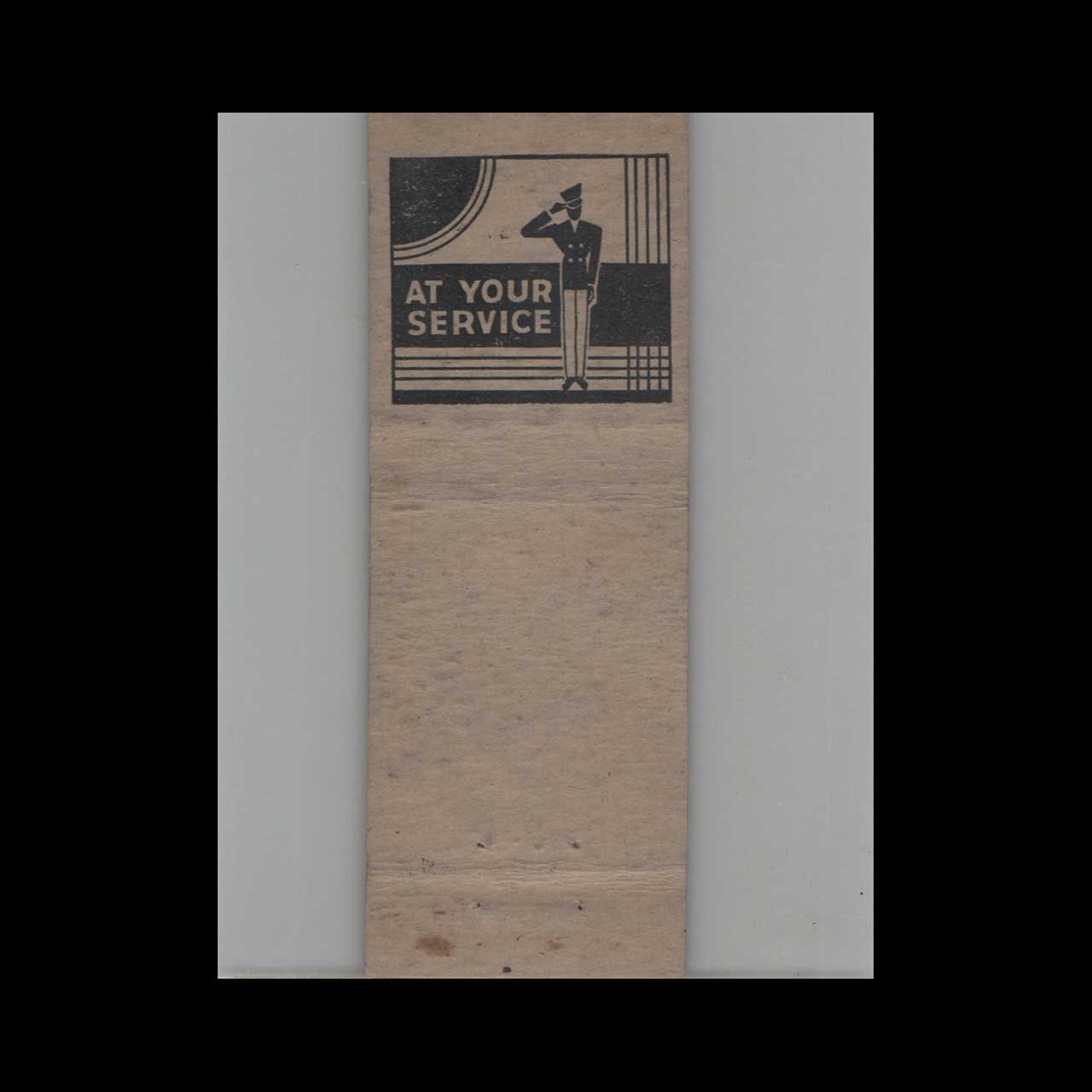 Advance Match Co Congress Hotel Miami Beach Matchbook Cover Advance Match Co Congress Hotel Miami Beach Matchbook Cover