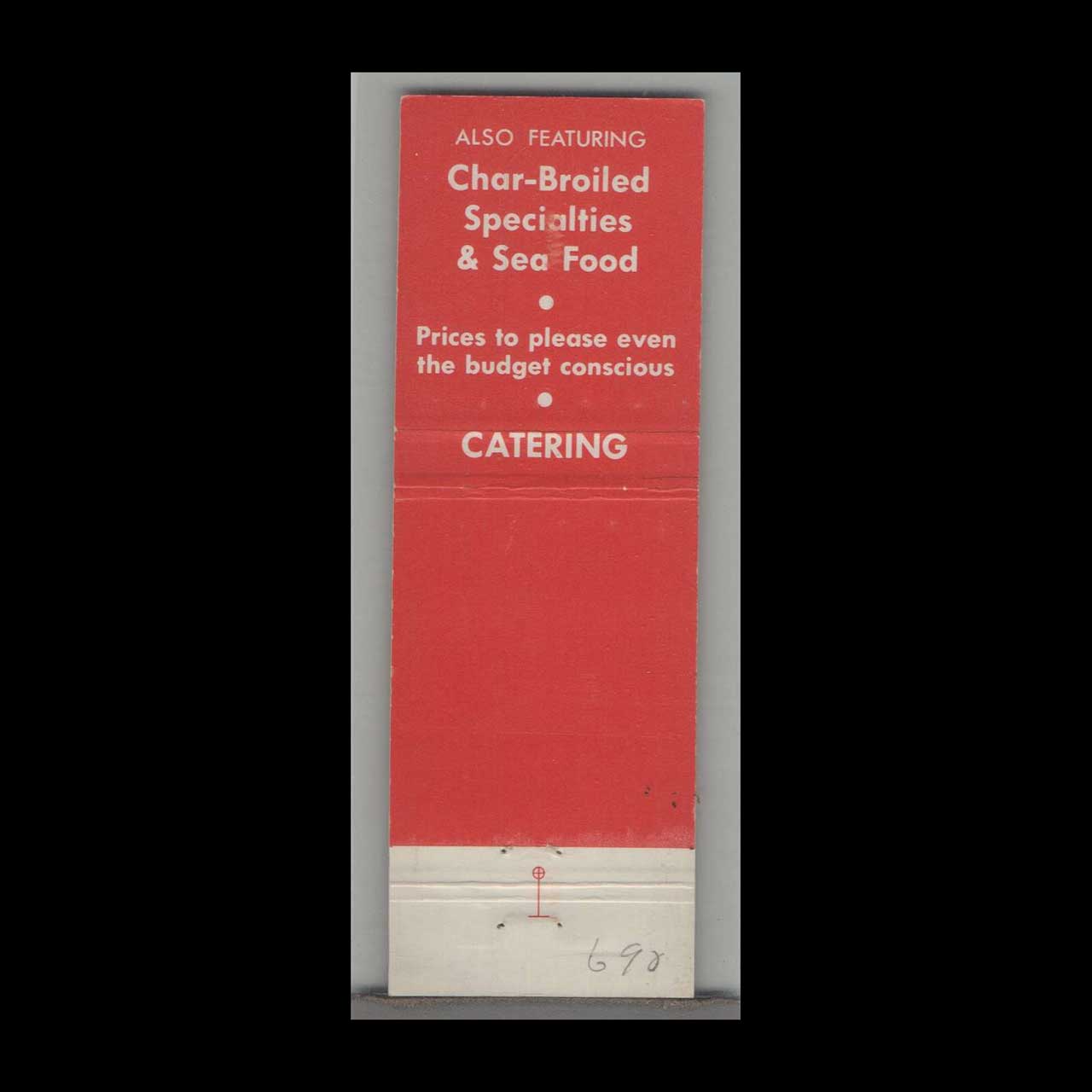 Bar b q Heaven Matchbook Cover Restaurant Row Bar b q Heaven Matchbook Cover Restaurant Row