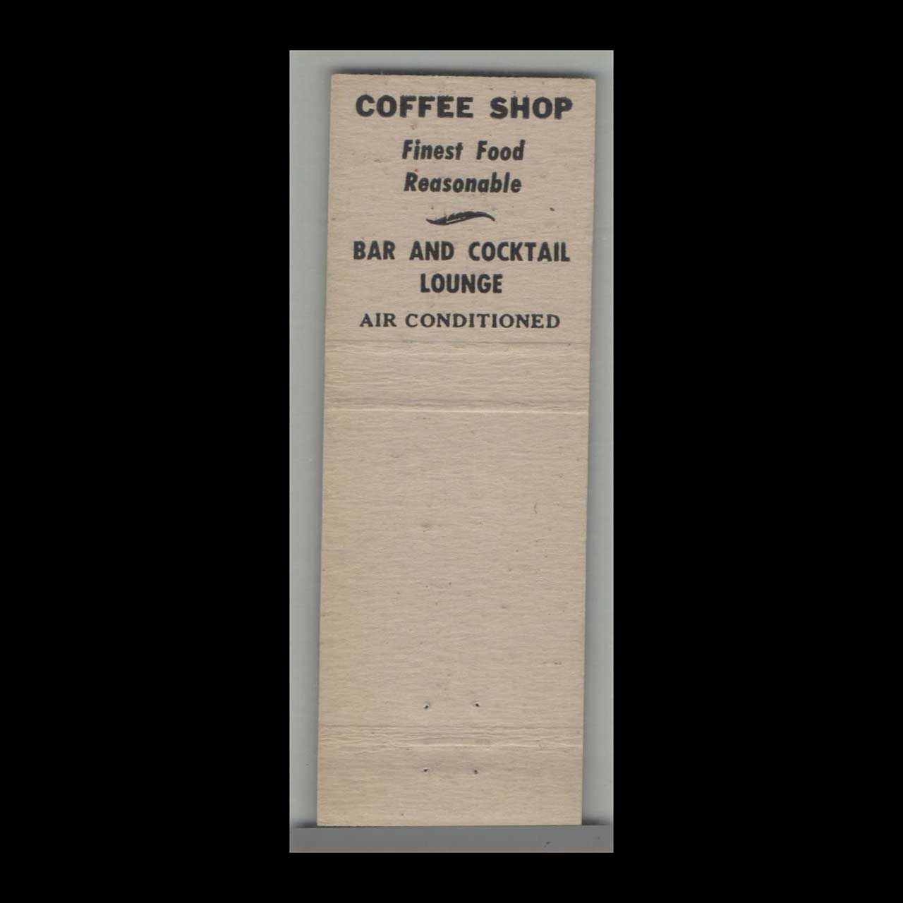 Matchbook Cover Jackalope Hunters Paradise Douglas WY Matchbook Cover Jackalope Hunters Paradise Douglas WY