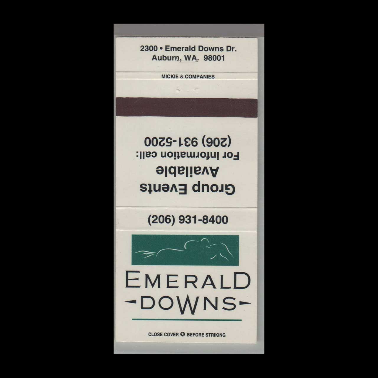 Whirlpool Garvey Electric Appliance Matchbook Cover Whirlpool Garvey Electric Appliance Matchbook Cover