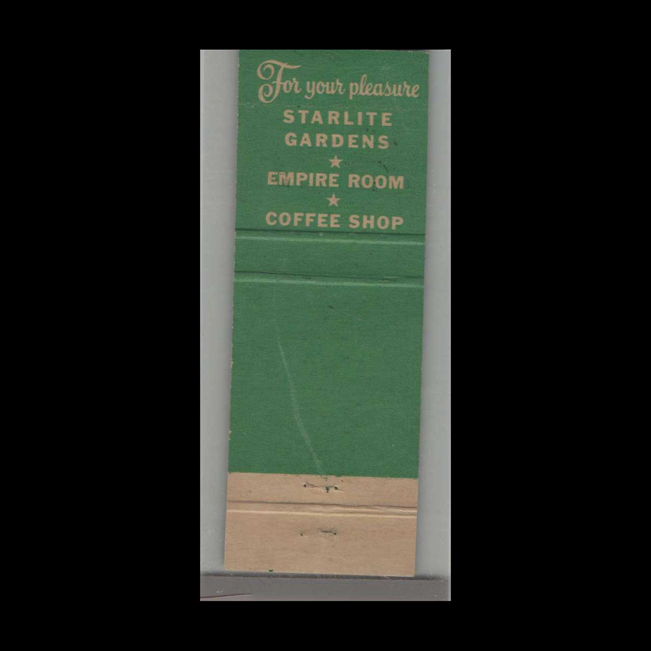 Matchbook Cover Hotel Utah Salt Lake City UT Matchbook Cover Hotel Utah Salt Lake City UT