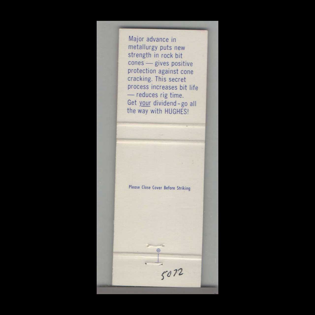 Matchbook Cover Matchorama Cone Cracking Stopped Matchbook Cover Matchorama Cone Cracking Stopped