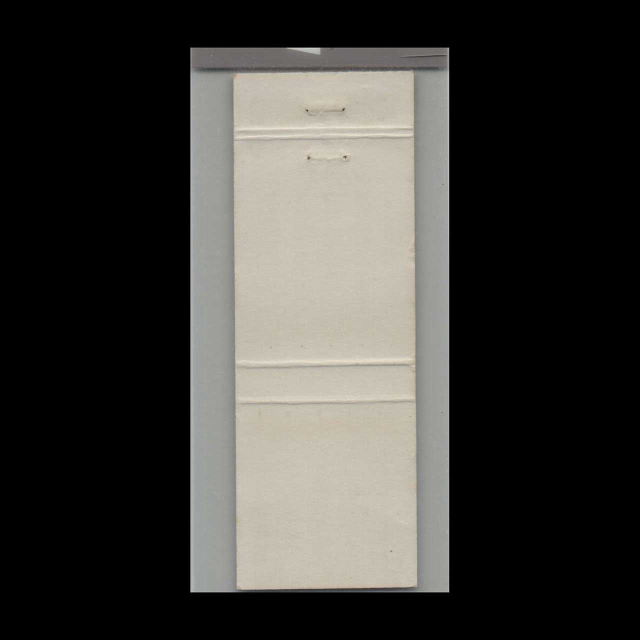 Matchbook Cover Elephant Huvens White Elephant Live Entertainment Dale WI Matchbook Cover Elephant Huvens White Elephant Live Entertainment Dale WI