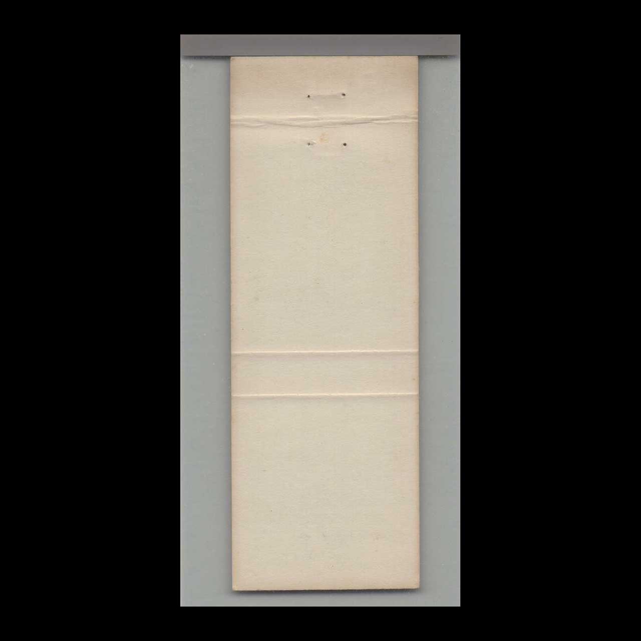 Mt Shasta Memorial Chapel Matchbook Cover Mt Shasta Memorial Chapel Matchbook Cover