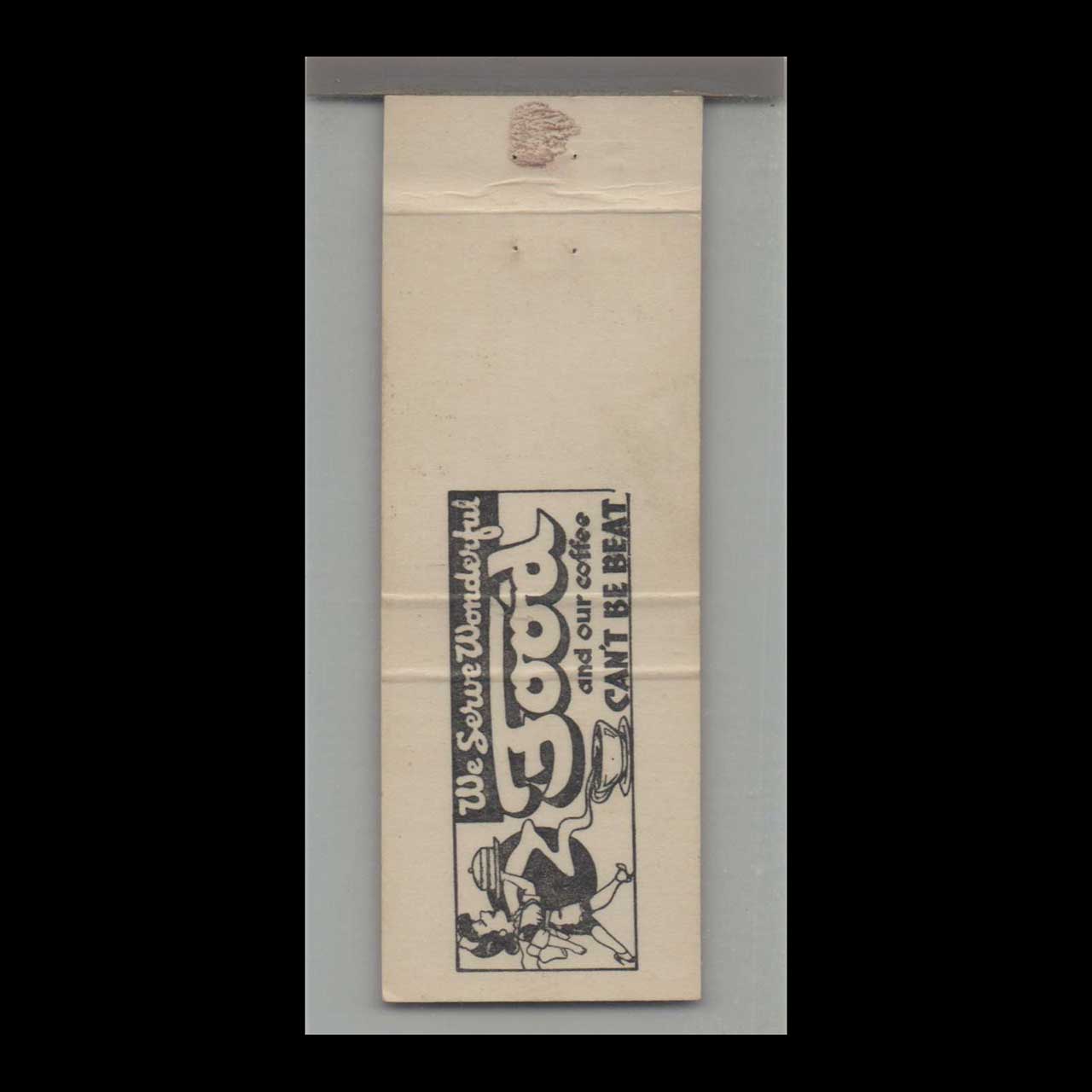 Phillips Cafe & Hotel Pizza Place Matchbook Cover Phillips Cafe & Hotel Pizza Place Matchbook Cover