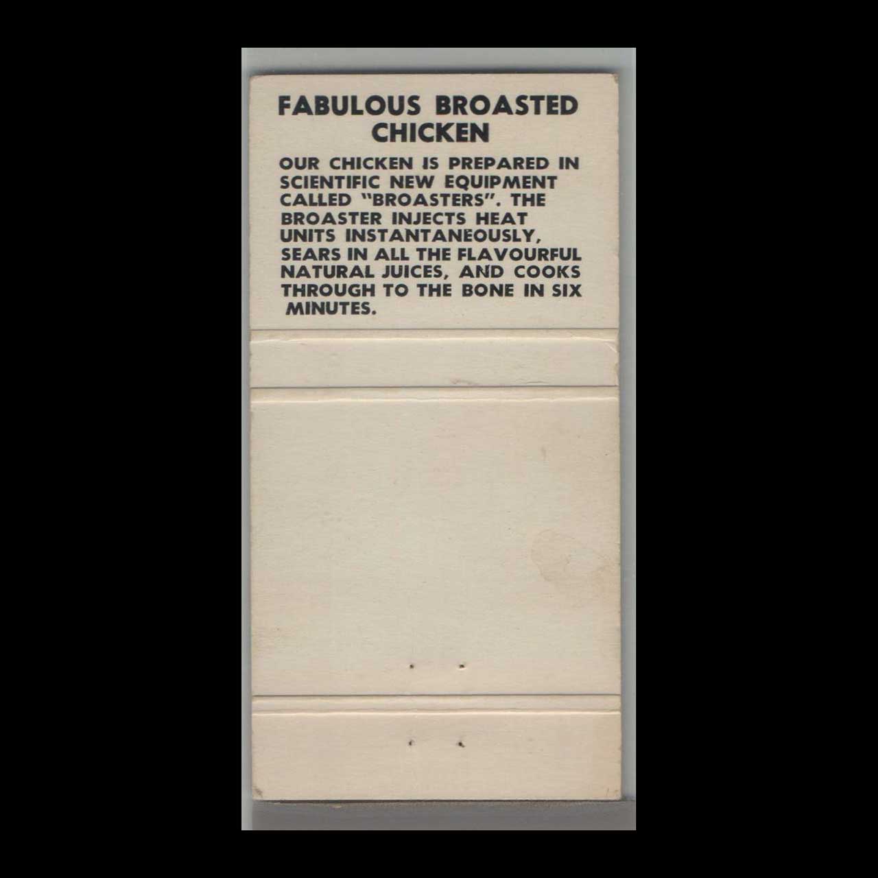 Rooster Matchbook Cover Falls Manor Niagara Falls Rooster Matchbook Cover Falls Manor Niagara Falls