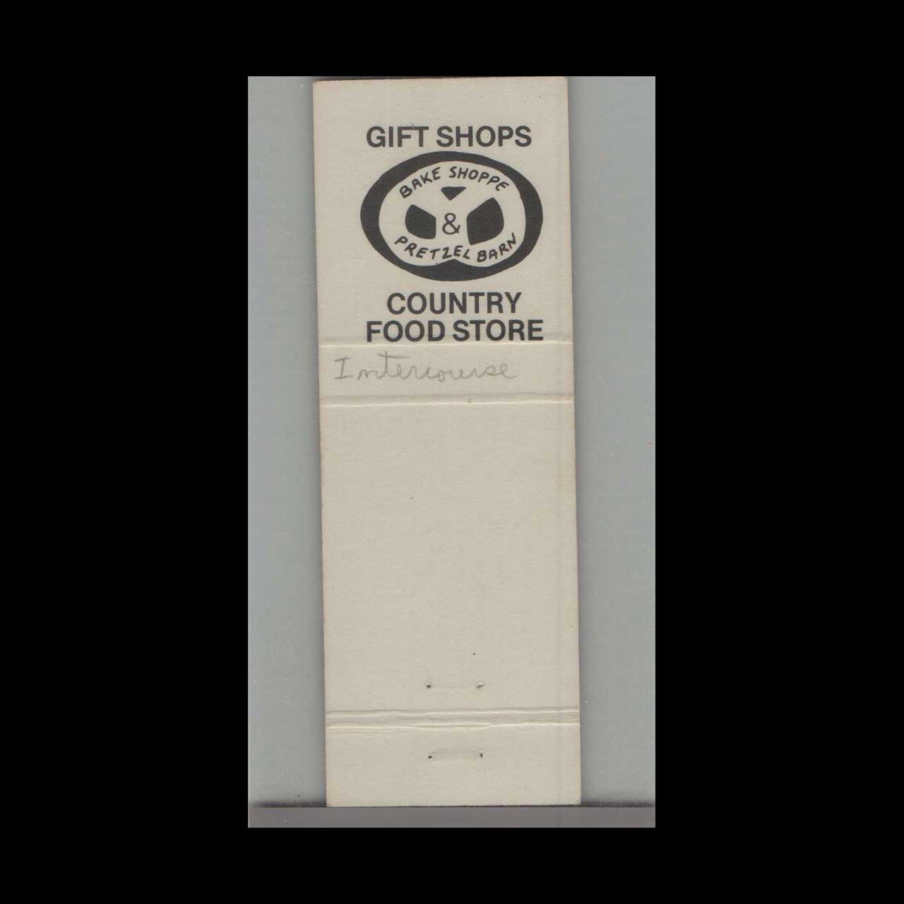 Hershey Farm Restaurant Matchbook Cover Intercourse PA Hershey Farm Restaurant Matchbook Cover Intercourse PA
