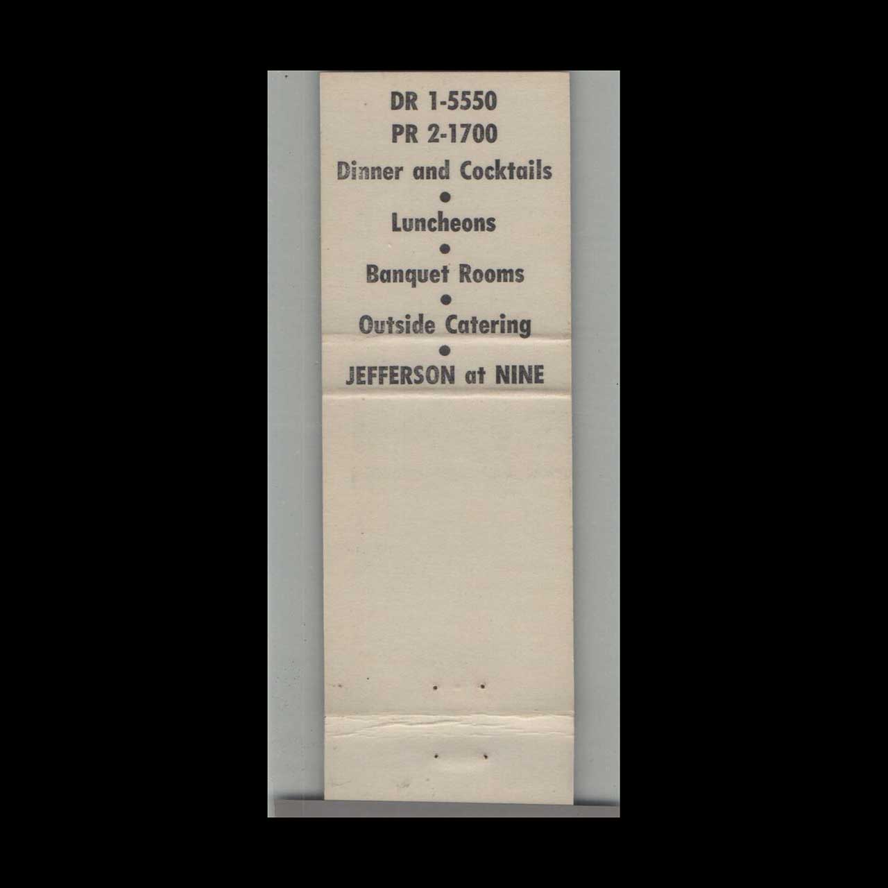 Hucks Bavarian Village Matchbook Cover St Clair Shores Hucks Bavarian Village Matchbook Cover St Clair Shores