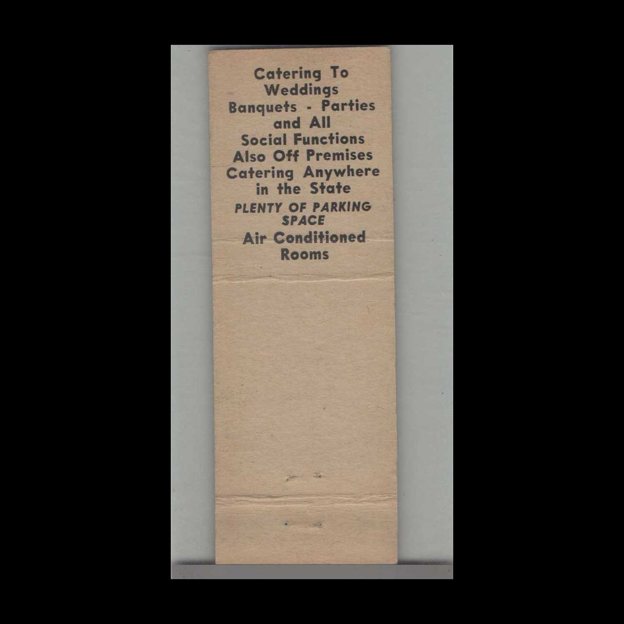 Natolis Restaurant Matchbook Cover Saddle Brook NJ Natolis Restaurant Matchbook Cover Saddle Brook NJ