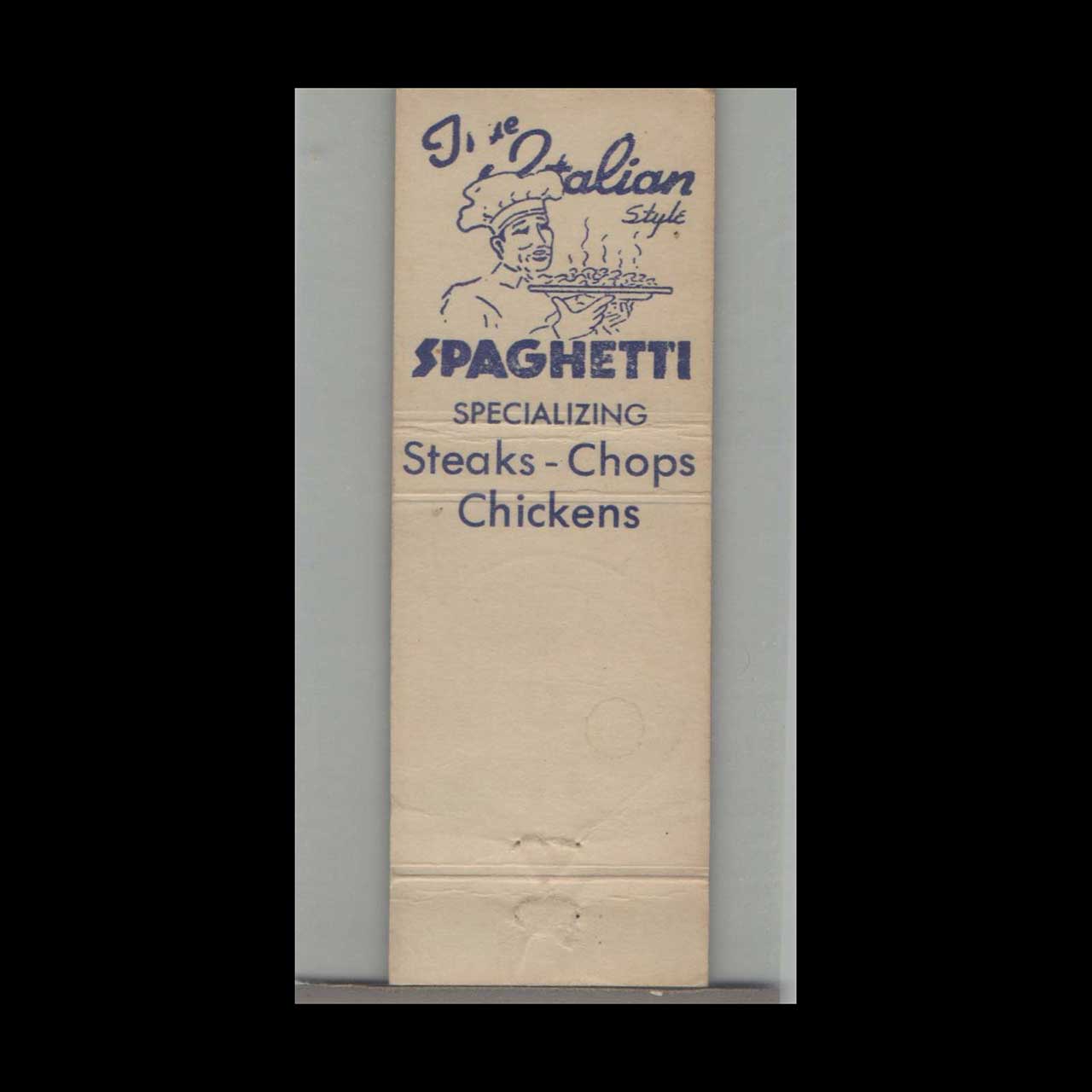 La Golondrina Pizza Place Matchbook Cover Pittsburgh La Golondrina Pizza Place Matchbook Cover Pittsburgh
