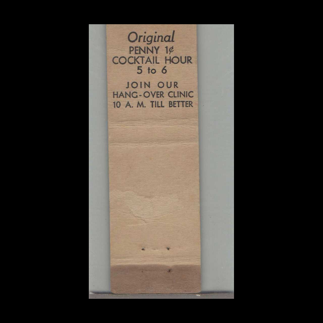 Miami Beach El Chico Restaurant Matchbook Cover Miami Beach El Chico Restaurant Matchbook Cover