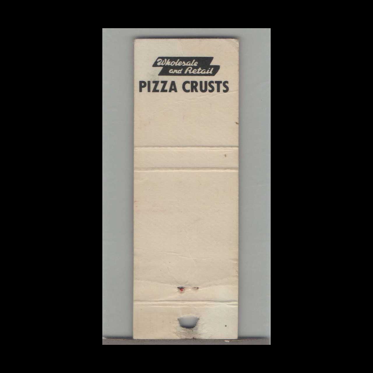 Pauls Pizza Shop Syracuse Matchbook Cover Pauls Pizza Shop Syracuse Matchbook Cover