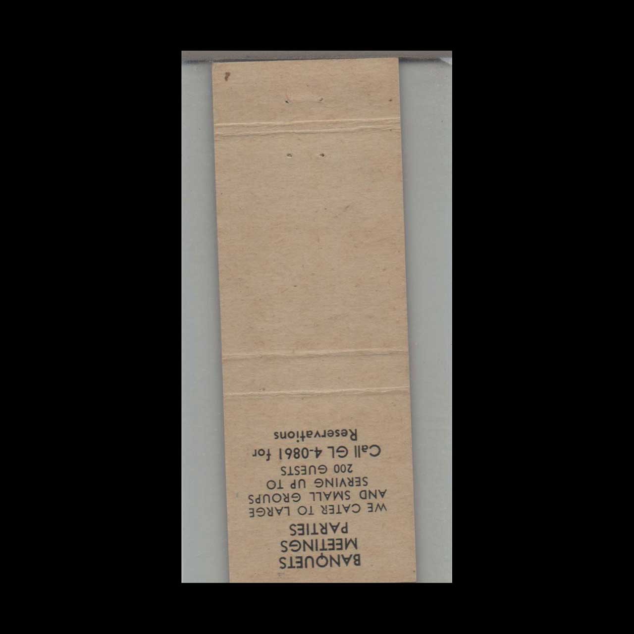 Matchbook Cover Fulton House Chicken Dinners Canton OH Matchbook Cover Fulton House Chicken Dinners Canton OH