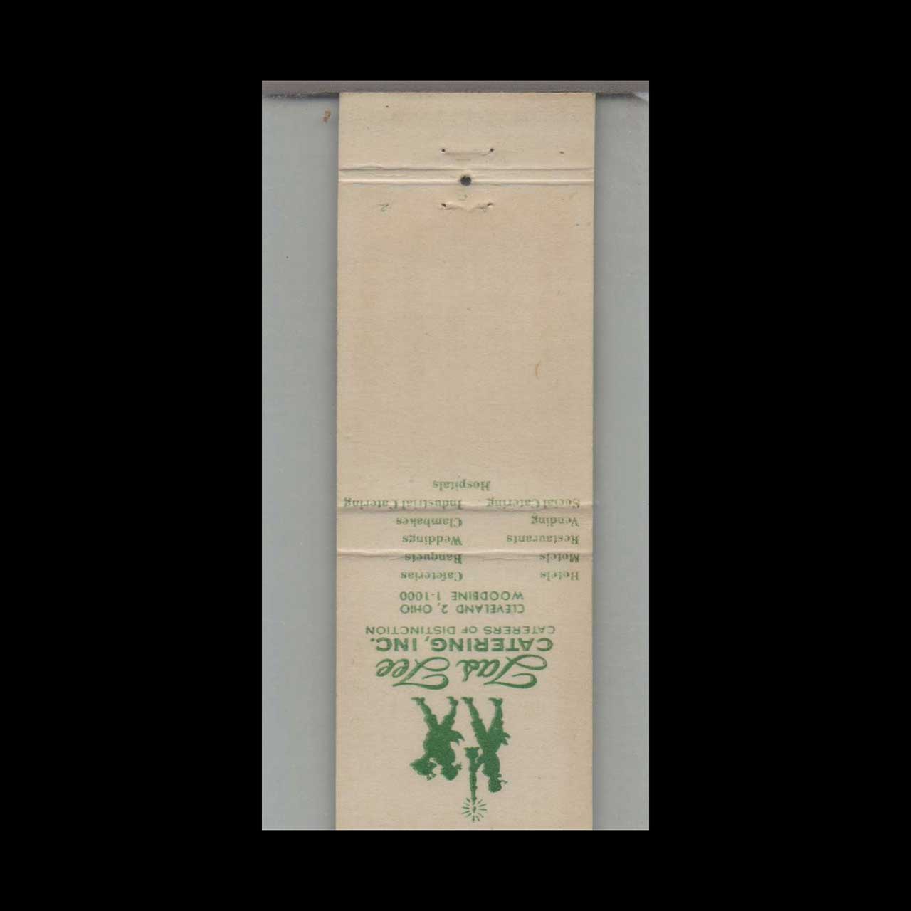 Greenbriar Restaurant Parma Heights Matchbook Cover Greenbriar Restaurant Parma Heights Matchbook Cover