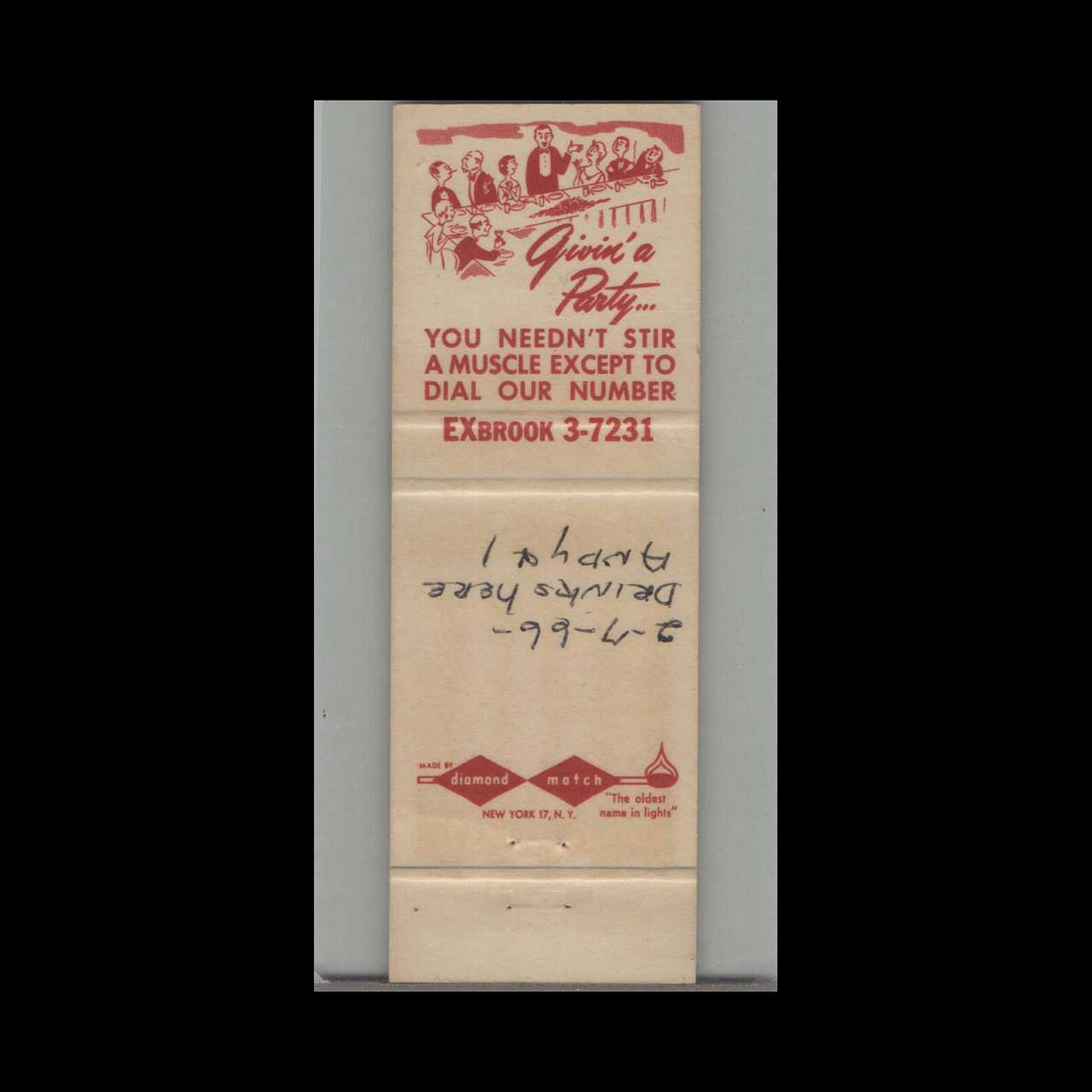 Fox & Hounds Restaurant Matchbook Cover Santa Monica Fox & Hounds Restaurant Matchbook Cover Santa Monica