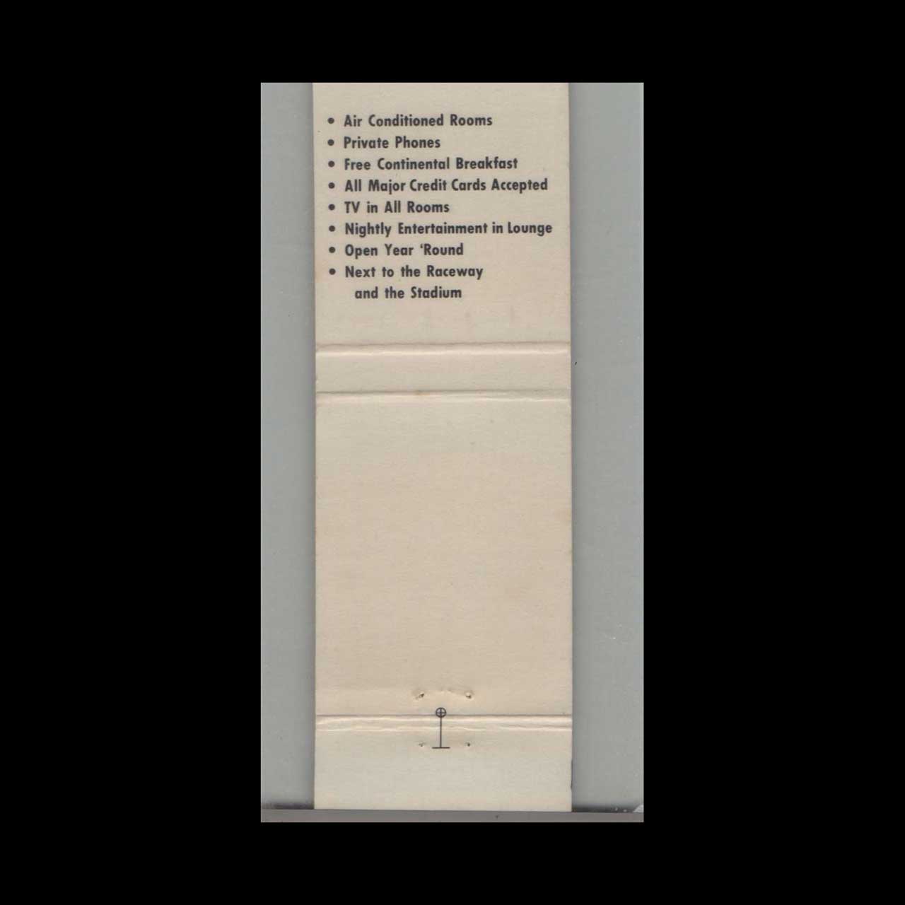 Matchbook Cover Red Fox Motel Foxboro MA Matchbook Cover Red Fox Motel Foxboro MA