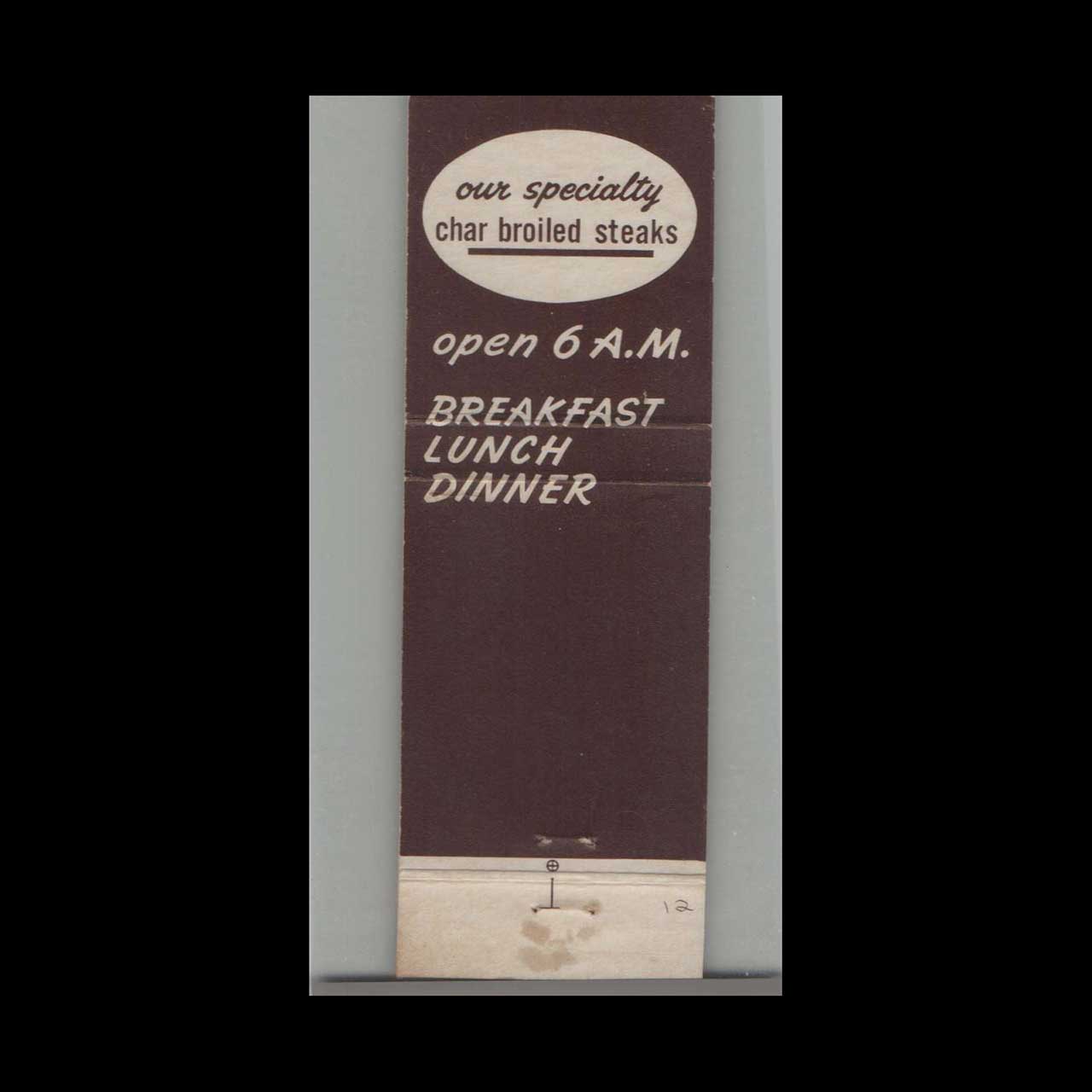 Kennys Restaurant Matchbook Cover Corona Del Mar CA Kennys Restaurant Matchbook Cover Corona Del Mar CA