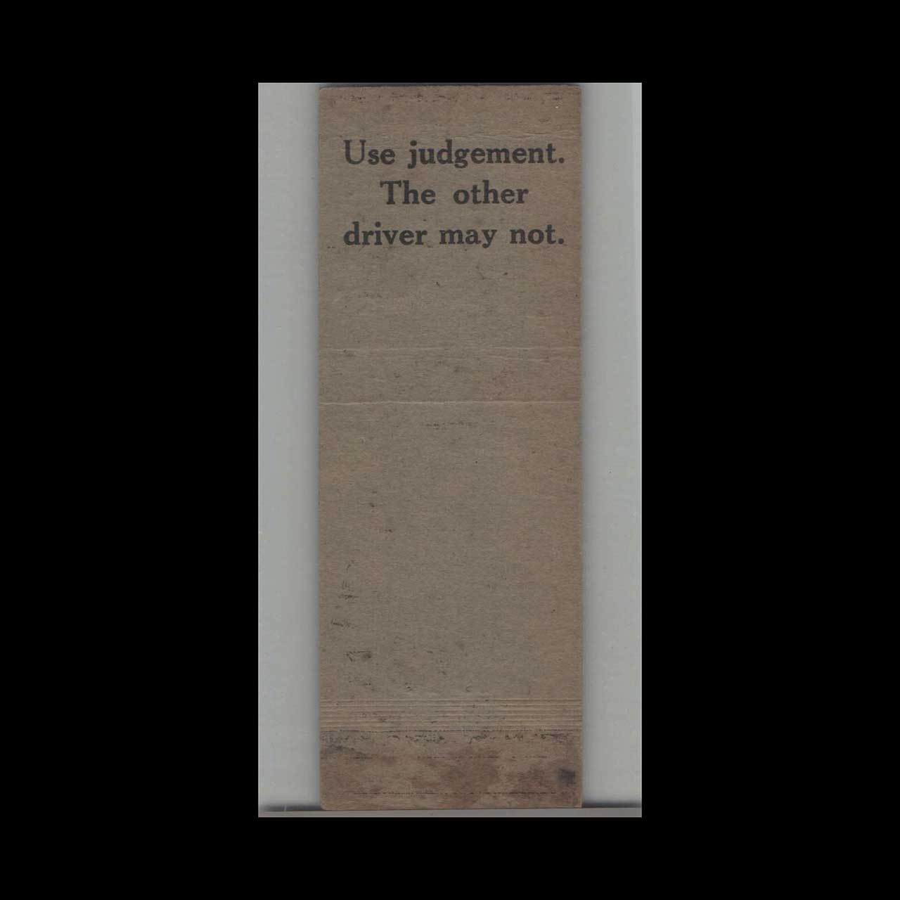 Matchbook Cover Dan Bowes & Co Insurance Aberdeen WA Matchbook Cover Dan Bowes & Co Insurance Aberdeen WA