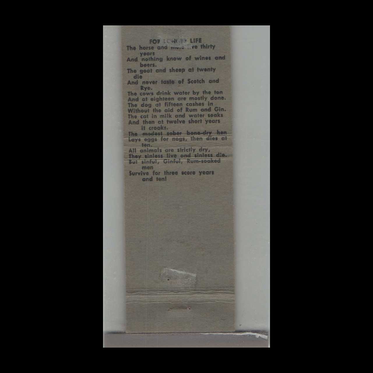 Matchbook Cover Brownies Bar & Package Store Ft Lauderdale FL Matchbook Cover Brownies Bar & Package Store Ft Lauderdale FL