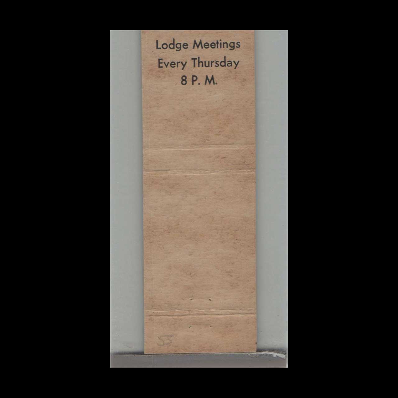 BPOE Elks Lodge No 17 Denver Matchbook Cover BPOE Elks Lodge No 17 Denver Matchbook Cover