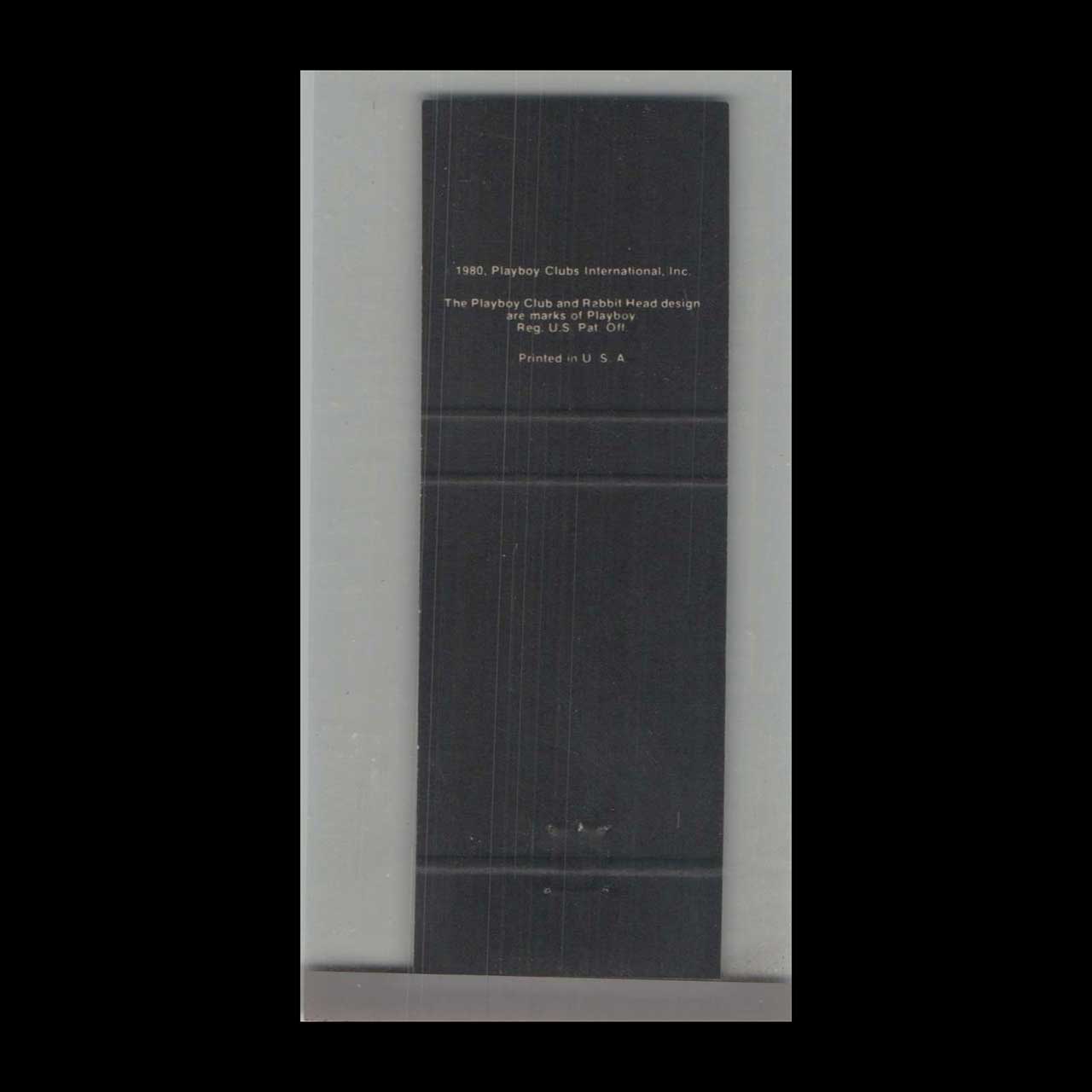 Playboy Club Great Gorge WI 20th Anniversary Matchbook Cover Playboy Club Great Gorge WI 20th Anniversary Matchbook Cover