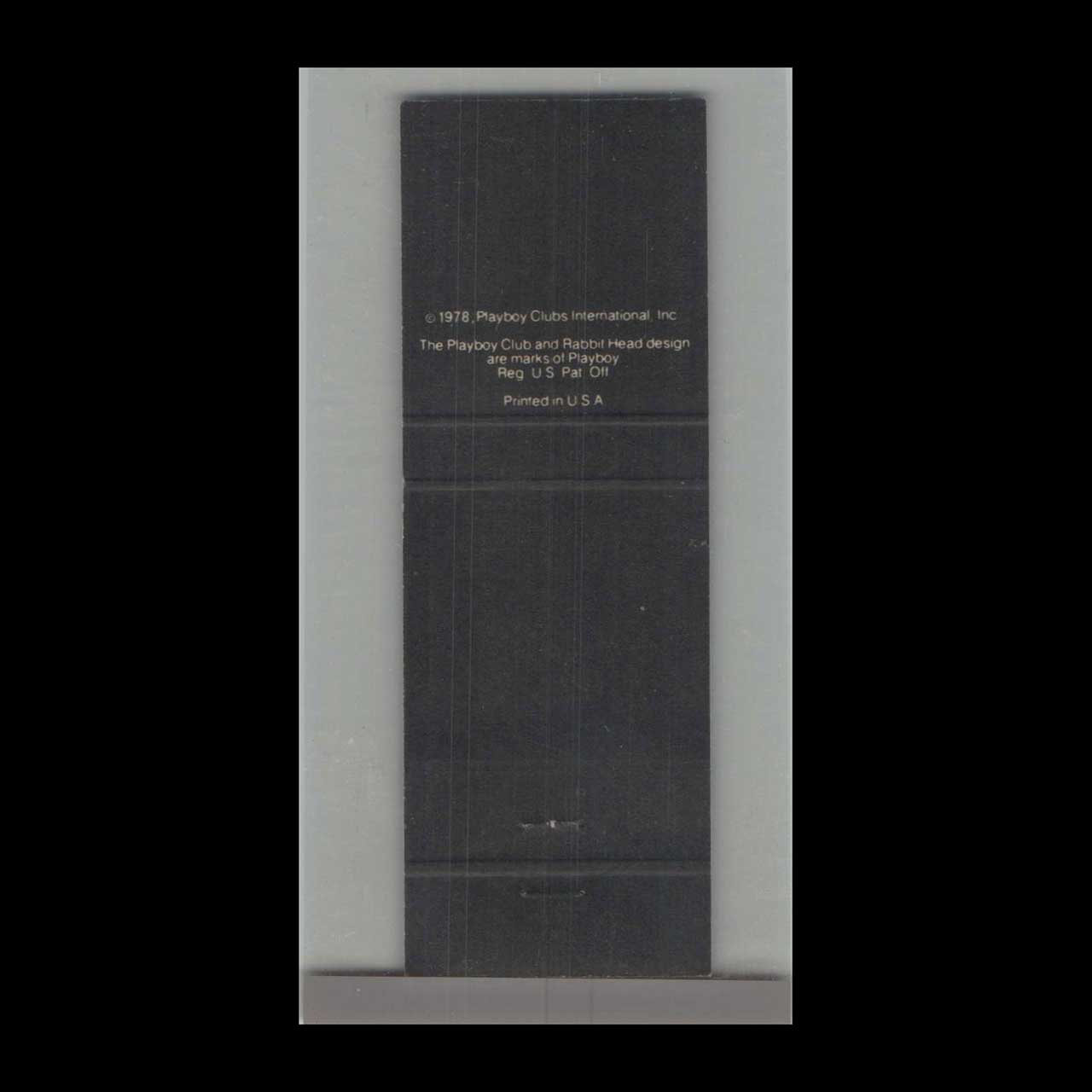 Playboy Club Chicago 25th Anniversary Matchbook Cover Playboy Club Chicago 25th Anniversary Matchbook Cover