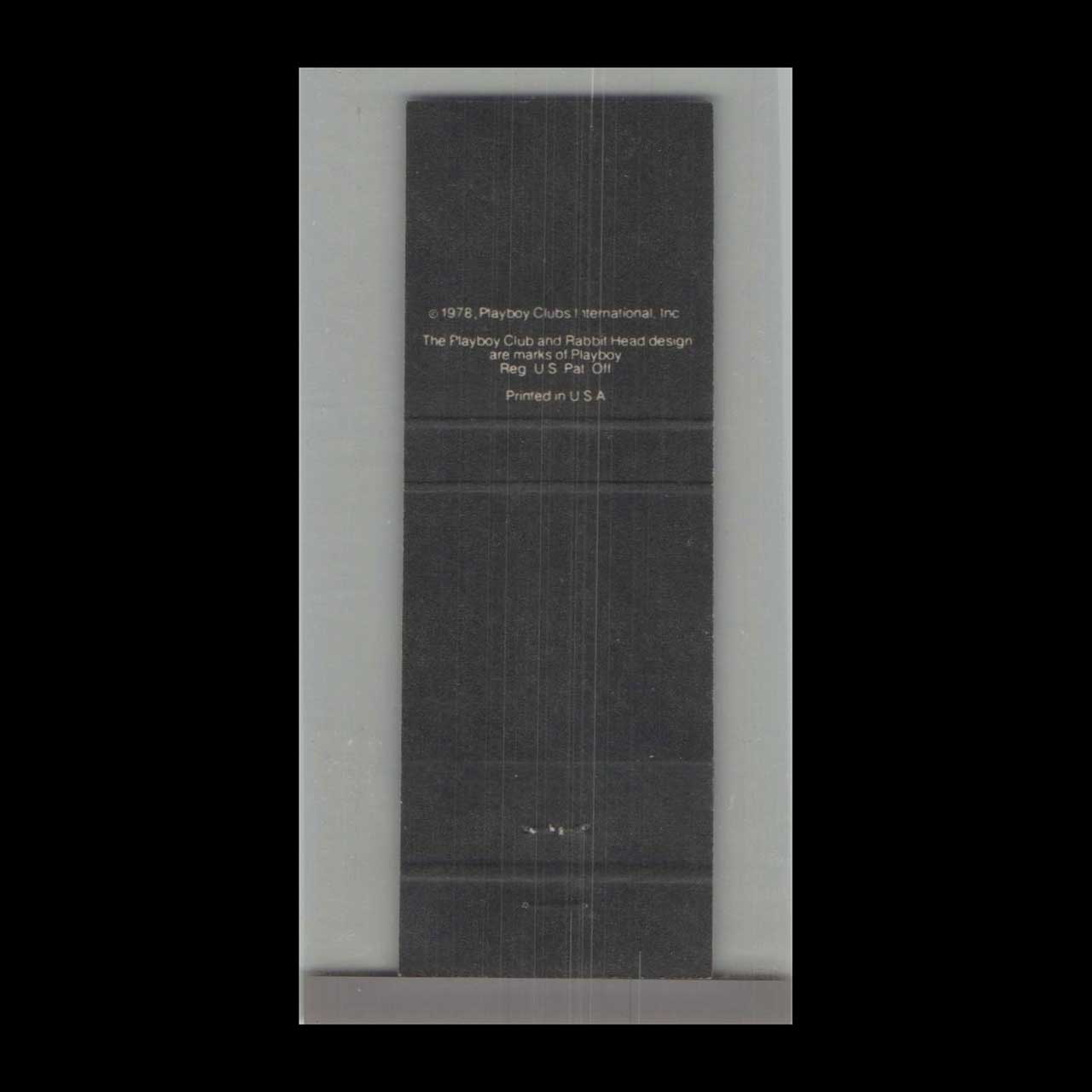 Playboy Club Los Angeles 25th Anniversary Matchbook Cover Playboy Club Los Angeles 25th Anniversary Matchbook Cover