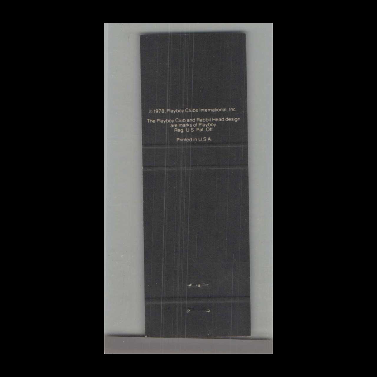 Playboy Club Tokyo 25th Anniversary Matchbook Cover Playboy Club Tokyo 25th Anniversary Matchbook Cover