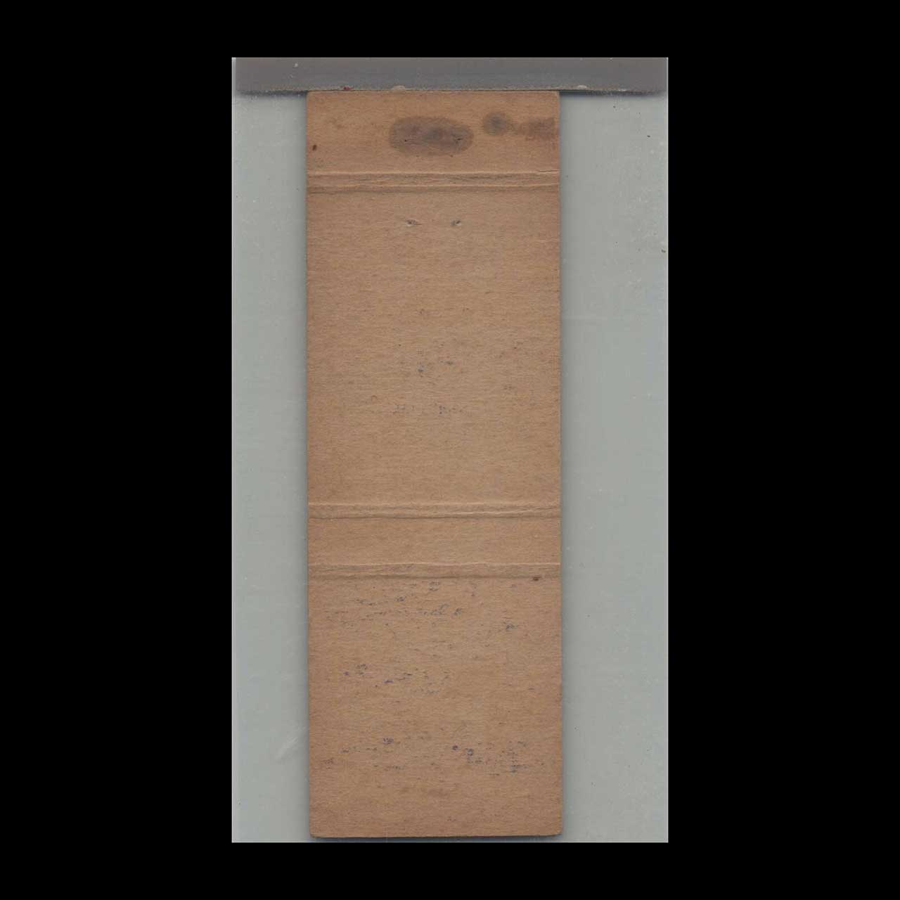 Officers Open Mess Fort Detrick Matchbook Cover Officers Open Mess Fort Detrick Matchbook Cover