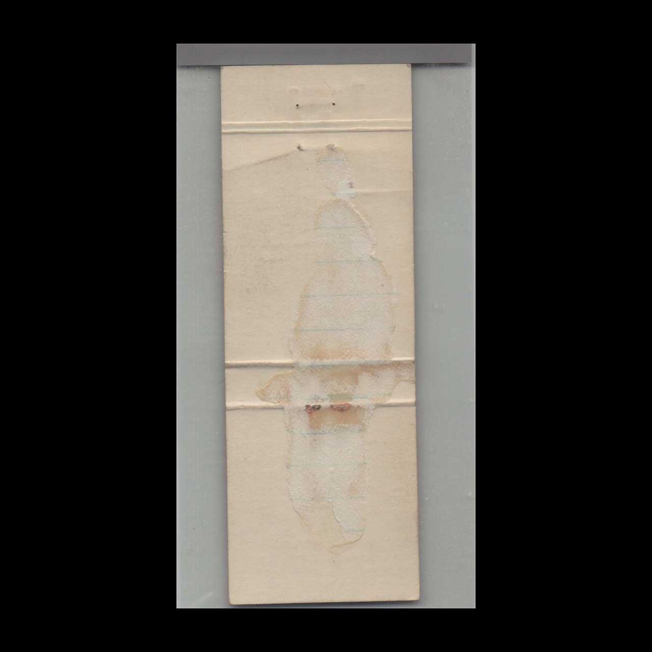 Pizza Place Hiawatha Bar Matchbook Cover Junction City WI Pizza Place Hiawatha Bar Matchbook Cover Junction City WI