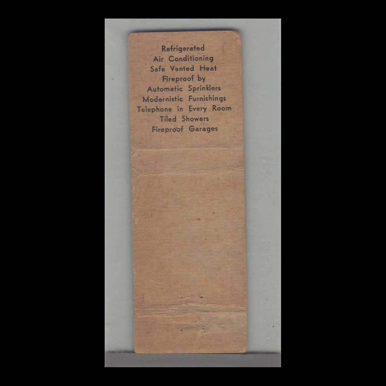 Matchbook Cover LaFitte Motel Abbeville LA Matchbook Cover LaFitte Motel Abbeville LA