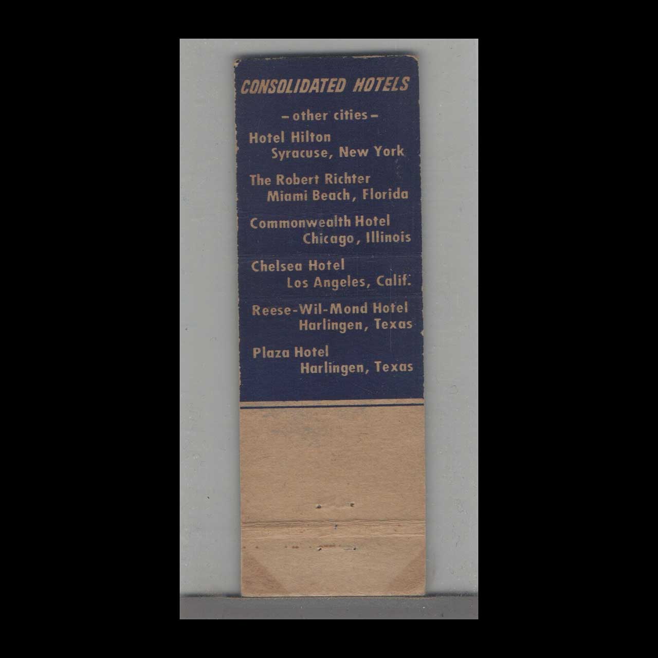 Matchbook Cover Florida The Robert Richter Miami Beach FL Matchbook Cover Florida The Robert Richter Miami Beach FL