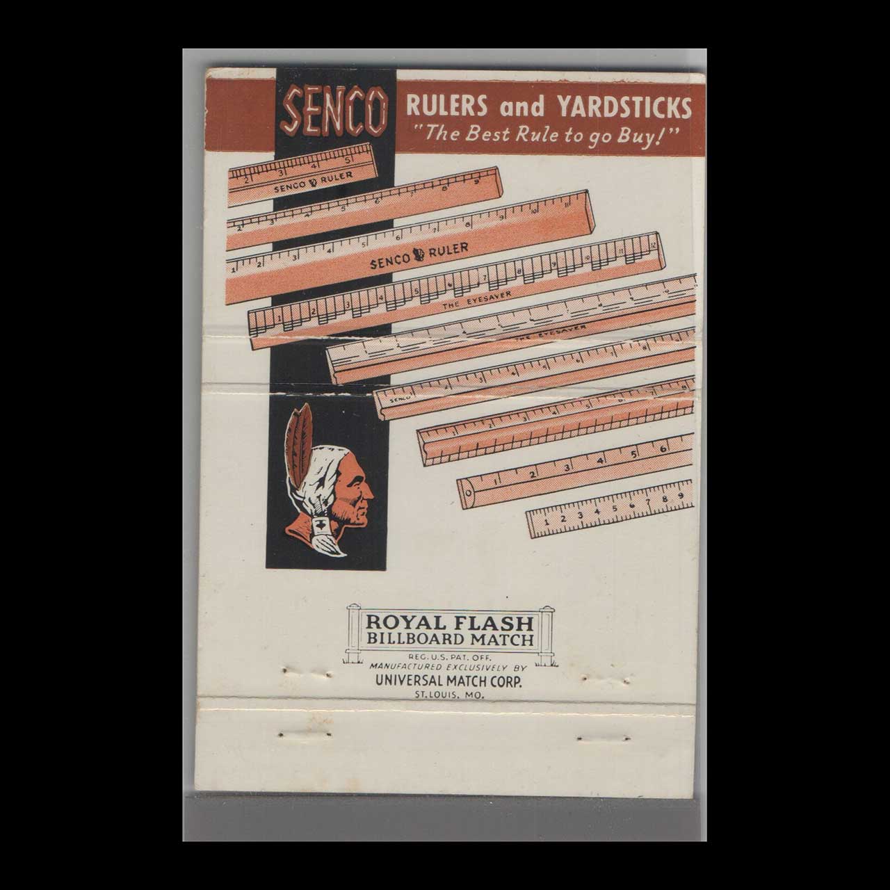 Royal Flash Seneca Novelty Matchbook Cover Seneca Falls Royal Flash Seneca Novelty Matchbook Cover Seneca Falls