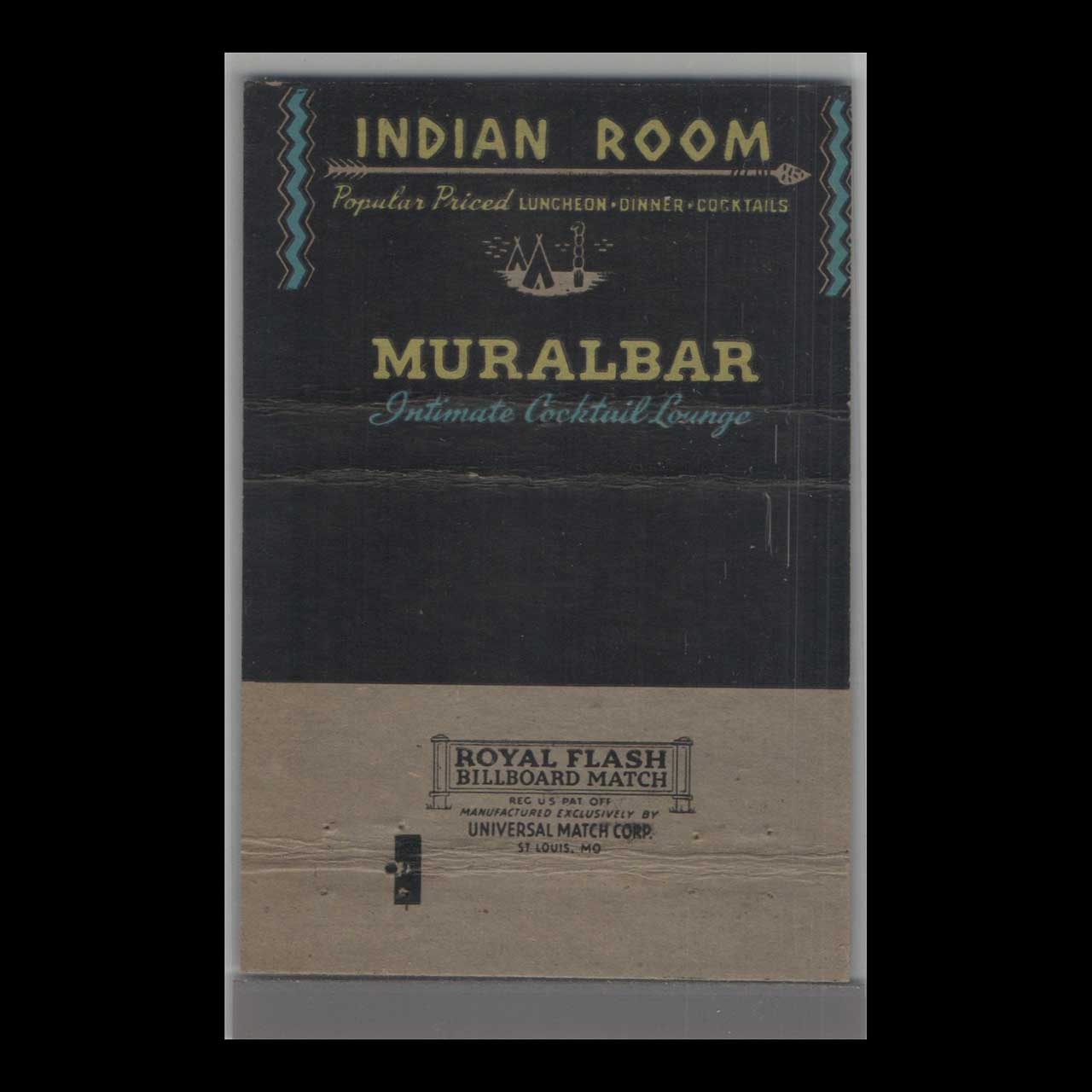 Royal Flash Blackhawk Restaurant Matchbook Cover Chicago Royal Flash Blackhawk Restaurant Matchbook Cover Chicago