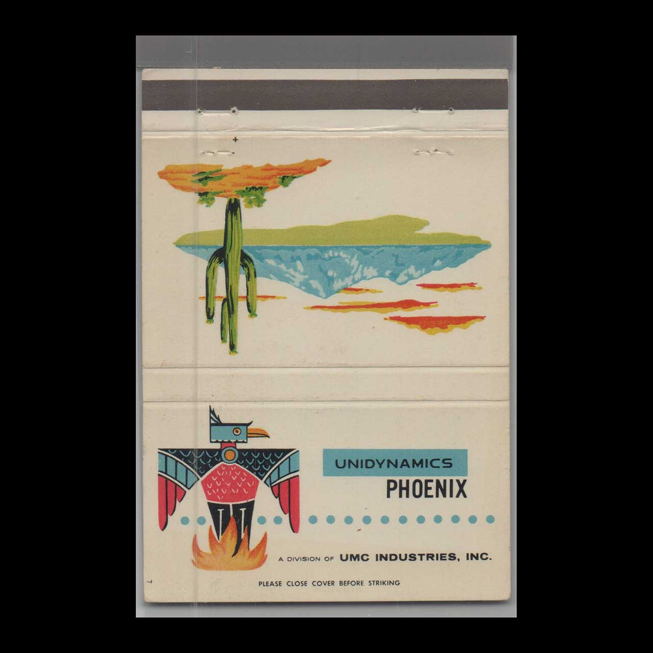Royal Flash Unidynamics Matchbook Cover Phoenix AZ Royal Flash Unidynamics Matchbook Cover Phoenix AZ