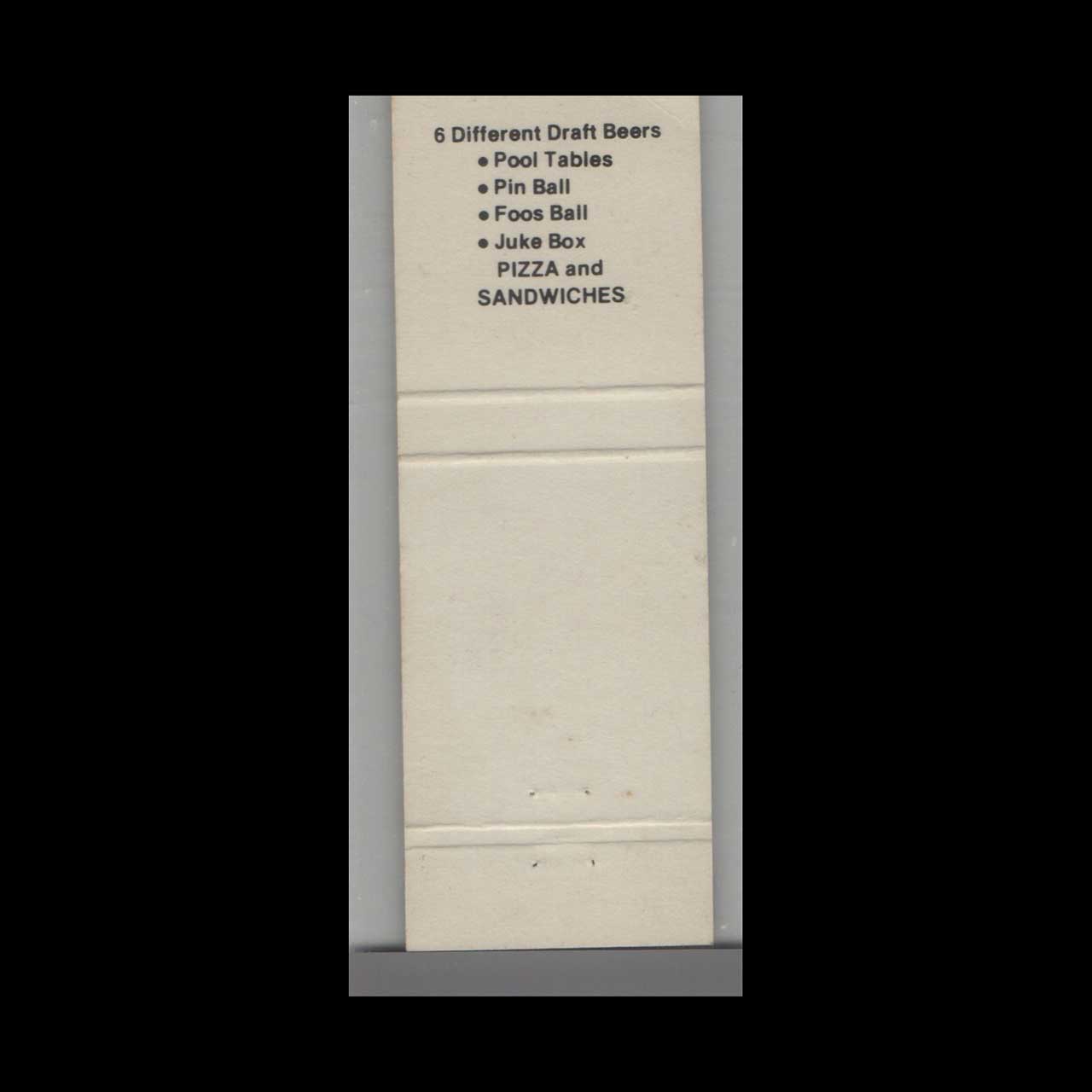 King James Pizza Palace Matchbook Cover Kansas City King James Pizza Palace Matchbook Cover Kansas City