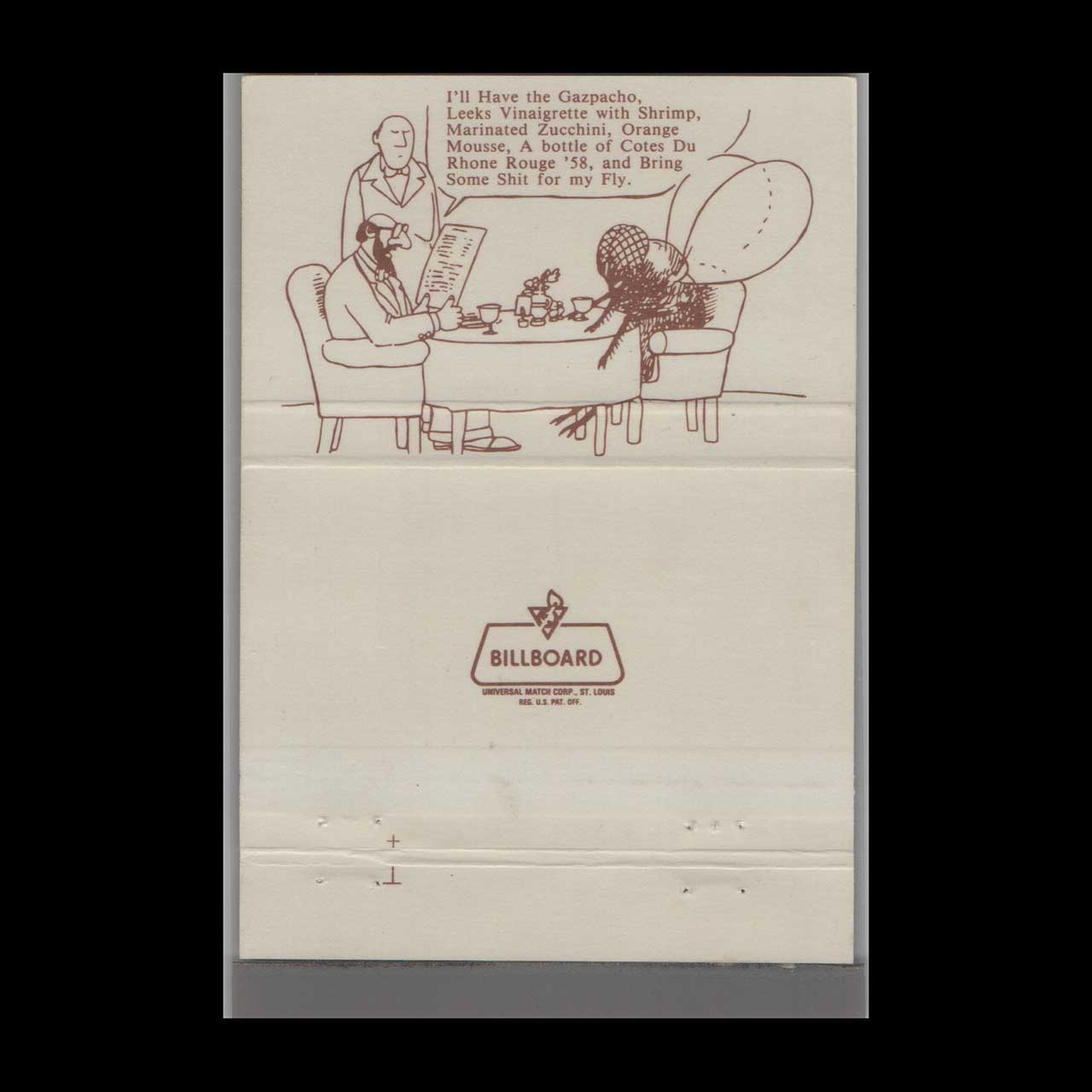 Montgomery Inn Restaurant Matchbook Cover Cincinnati Montgomery Inn Restaurant Matchbook Cover Cincinnati