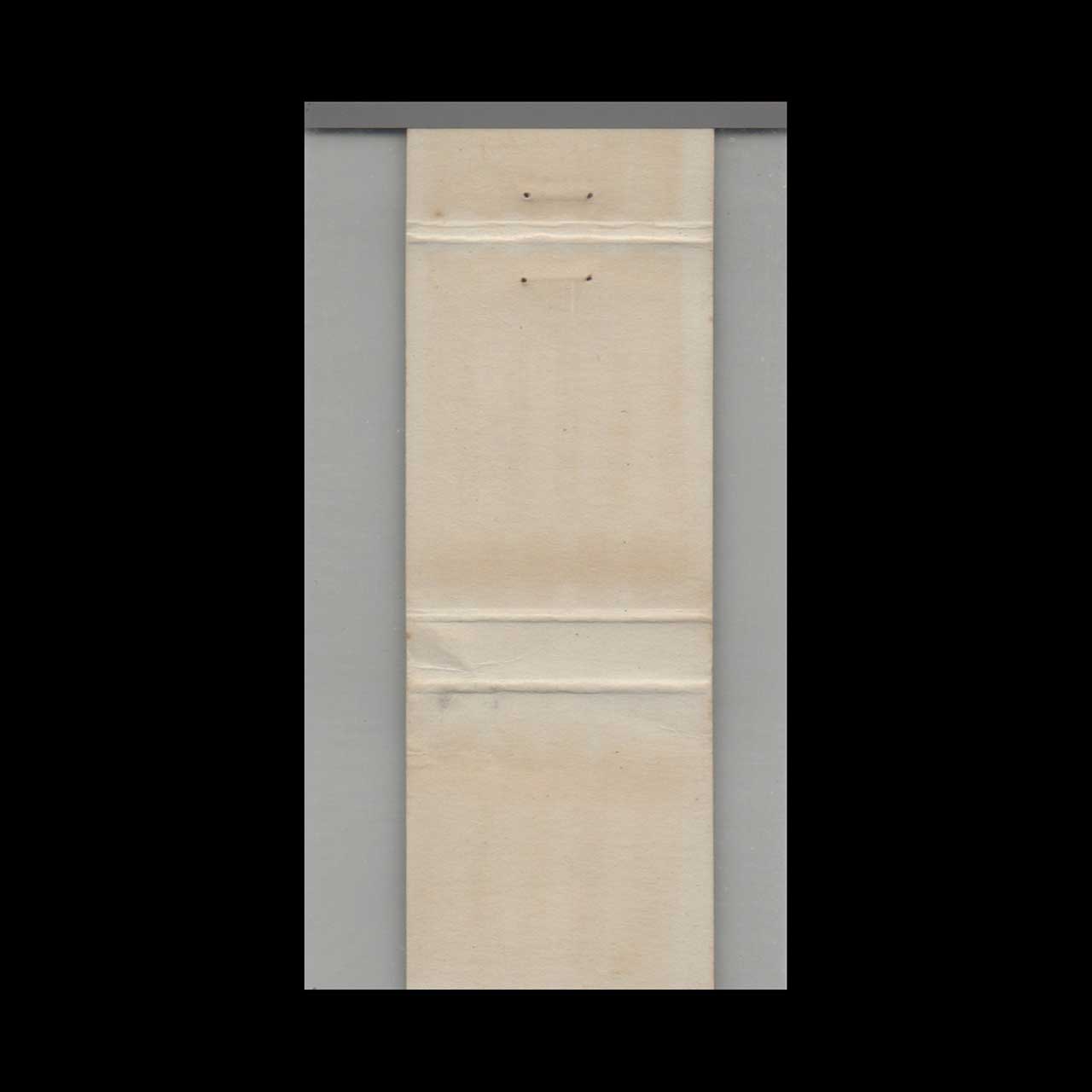 Branding Iron Supper Club Matchbook Cover Casper WY Branding Iron Supper Club Matchbook Cover Casper WY