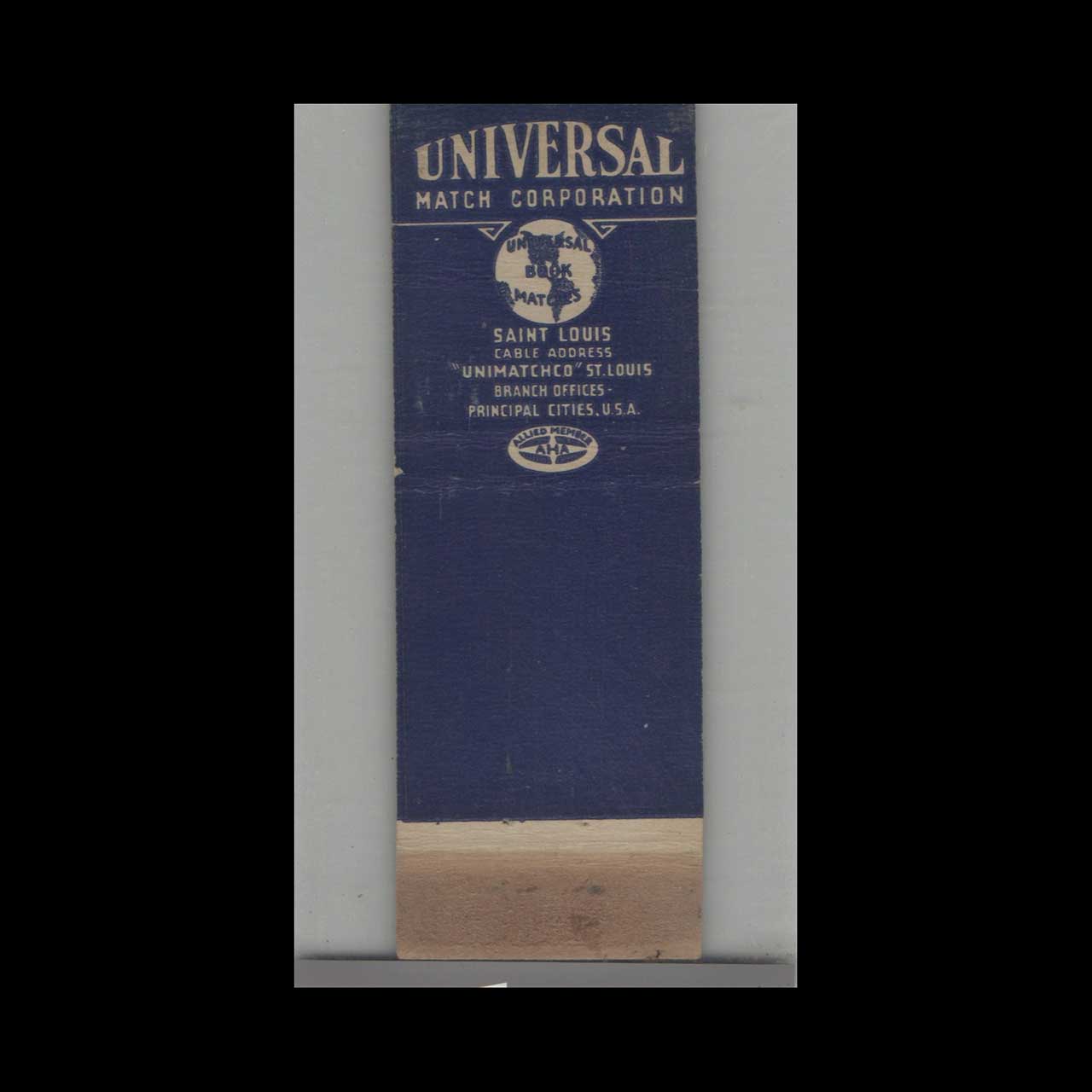 IM Furman Matchbook Cover Harrisburg PA IM Furman Matchbook Cover Harrisburg PA