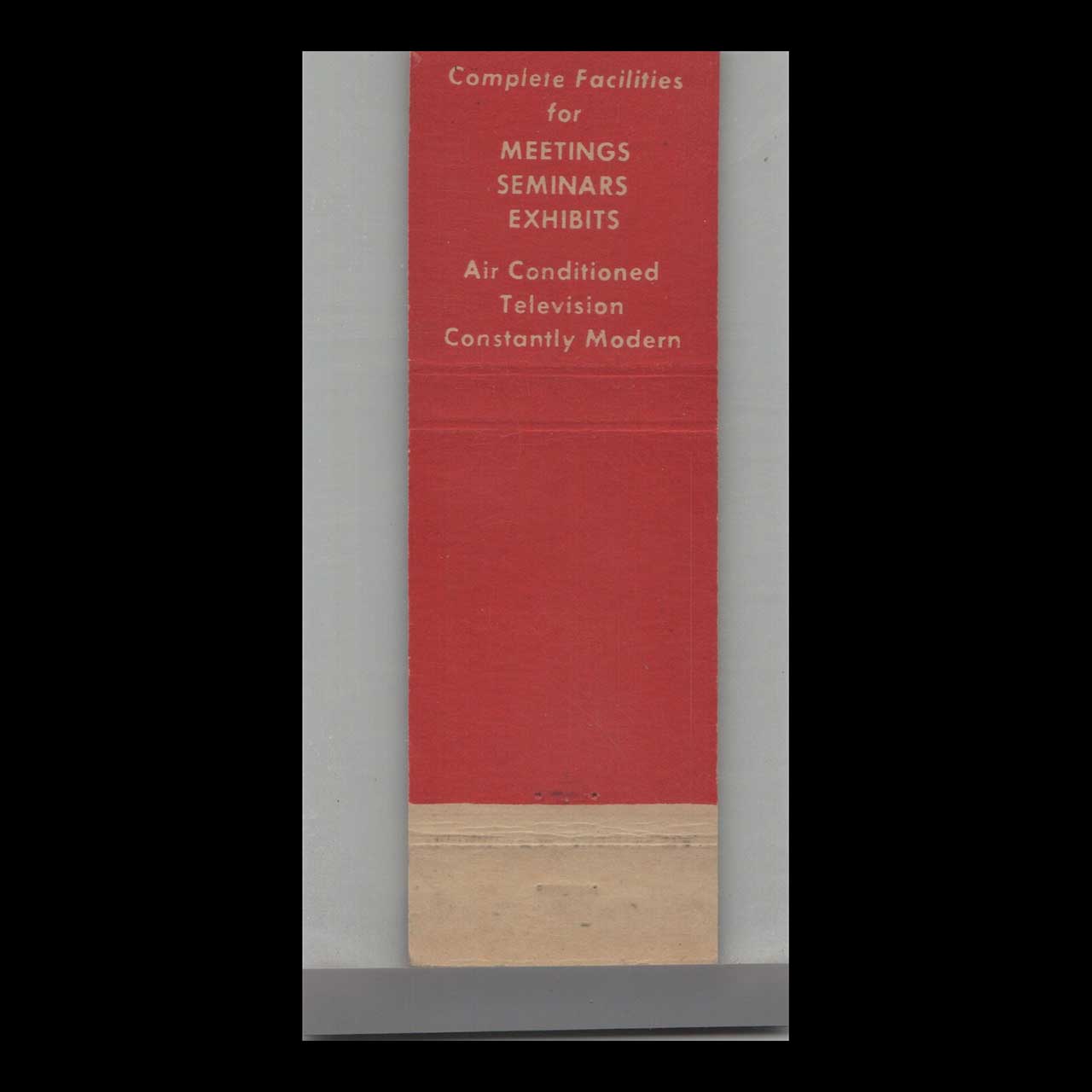 Matchbook Cover Florida The Angebilt Hotel Orlando FL Matchbook Cover Florida The Angebilt Hotel Orlando FL