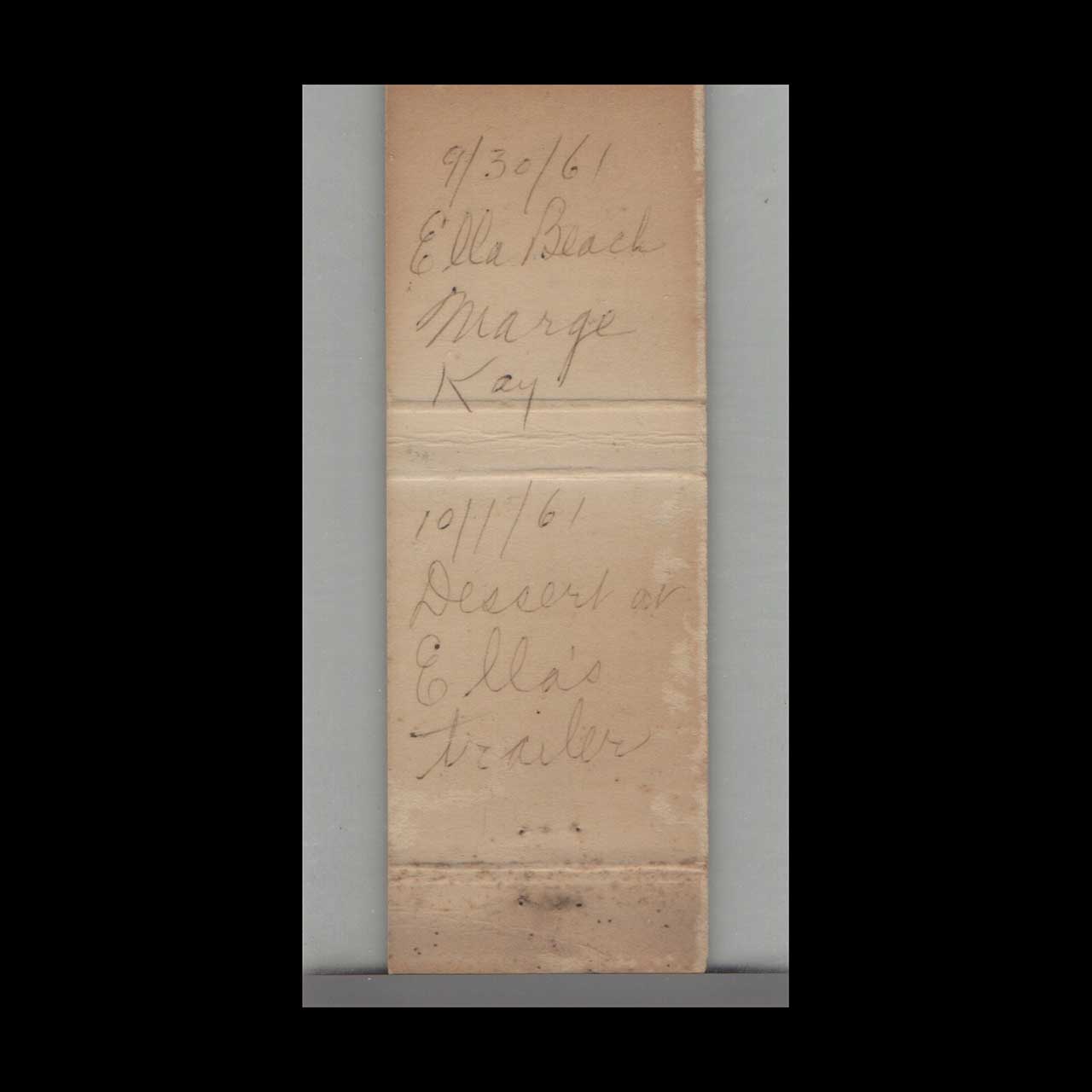 The Cadet Restaurant Lakeland FL Matchbook Cover The Cadet Restaurant Lakeland FL Matchbook Cover