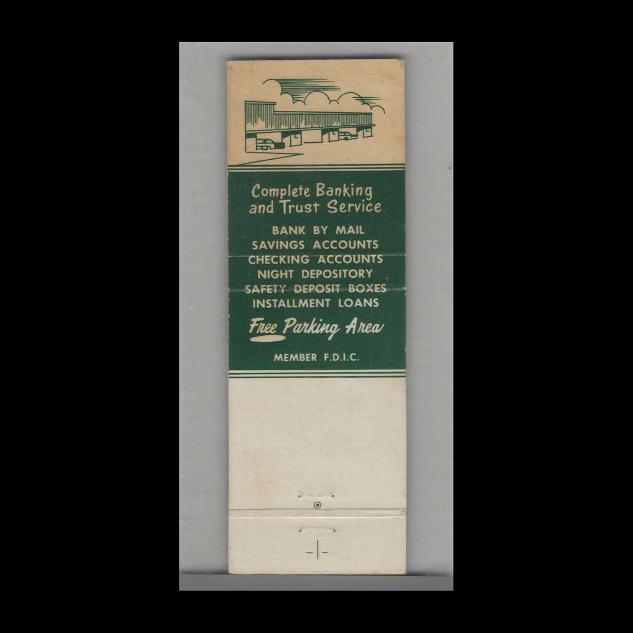 Matchbook Cover Sarasota Bank & Trust Company Sarasota FL Matchbook Cover Sarasota Bank & Trust Company Sarasota FL