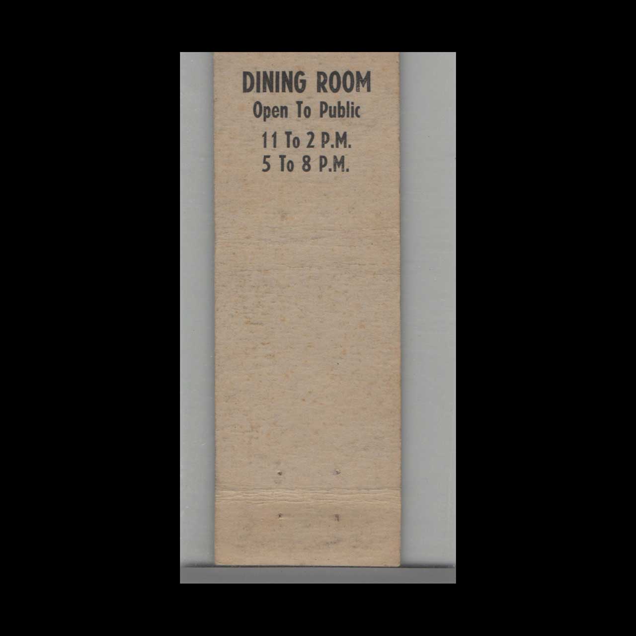 BPOE Elks Lodge #136 McKeesport Matchbook Cover BPOE Elks Lodge #136 McKeesport Matchbook Cover