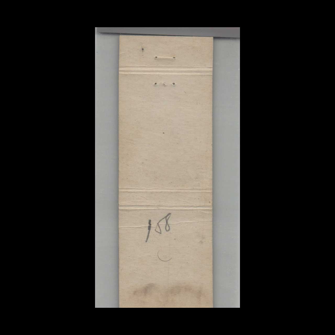 BPOE Elks Lodge #158 Springfield IL Matchbook Cover BPOE Elks Lodge #158 Springfield IL Matchbook Cover