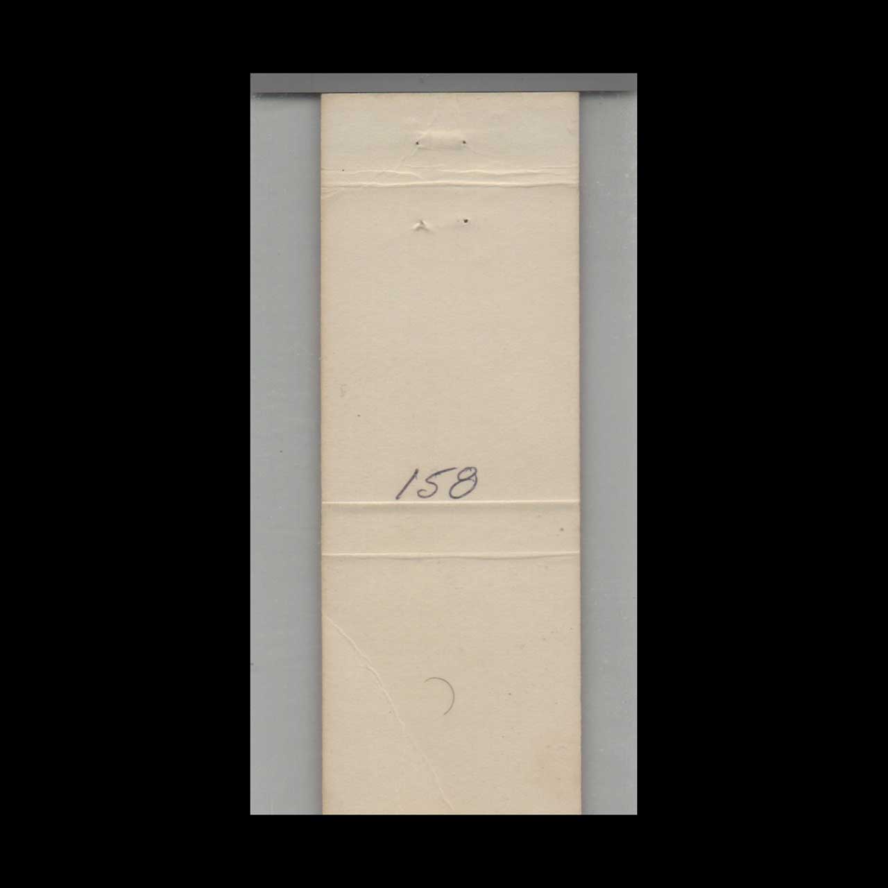 BPOE Elks Lodge #158 Springfield IL Matchbook Cover BPOE Elks Lodge #158 Springfield IL Matchbook Cover