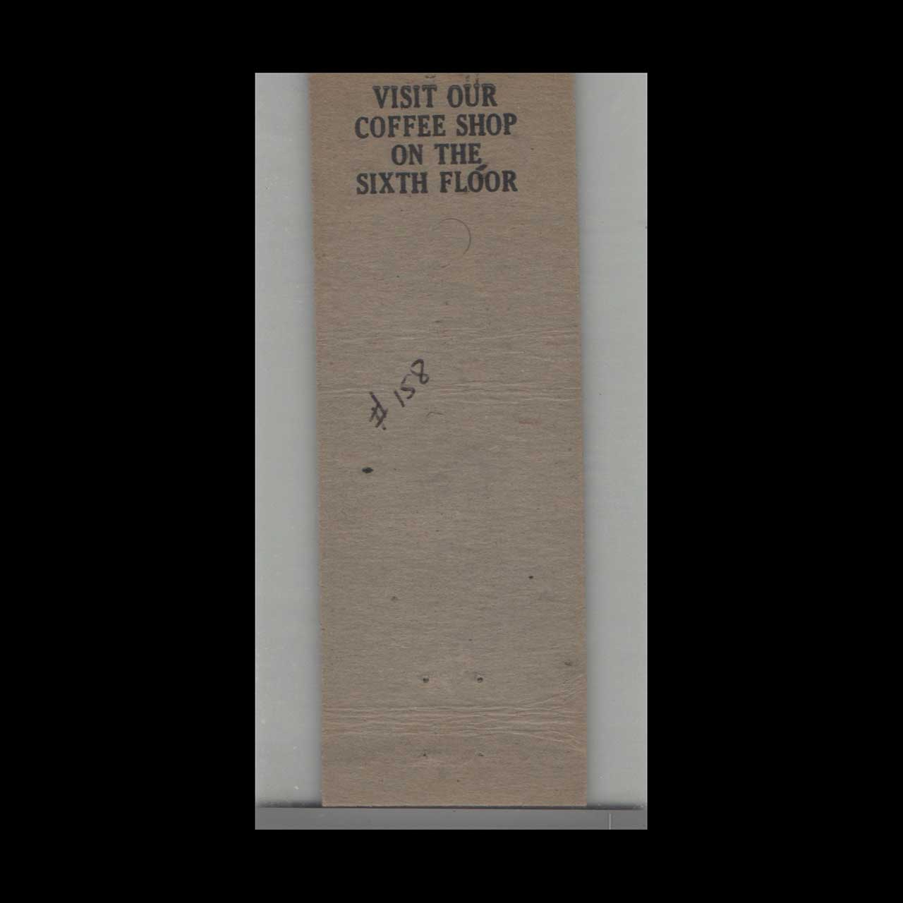 BPOE Elks Lodge #158 Springfield IL Matchbook Cover BPOE Elks Lodge #158 Springfield IL Matchbook Cover